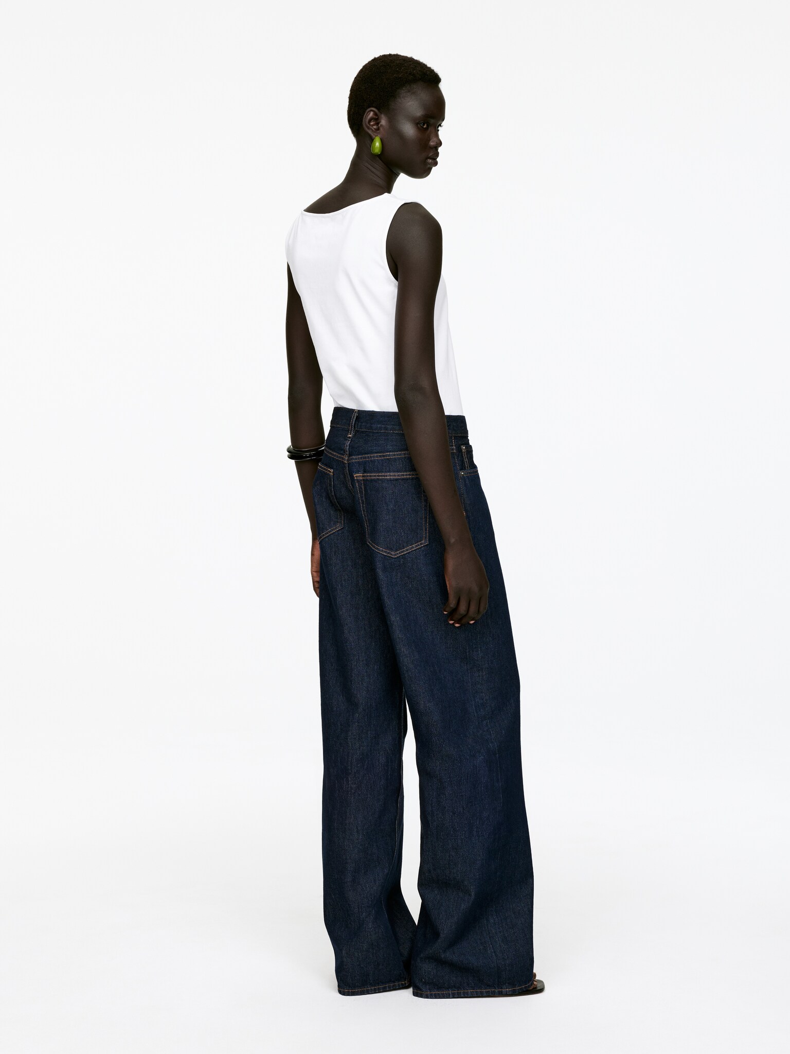CLOUD Loose Jeans mit weitem Bein - Dunkelblau/Grau/Mittelblau/Dunkelblau/Verwaschenes Blau - 11