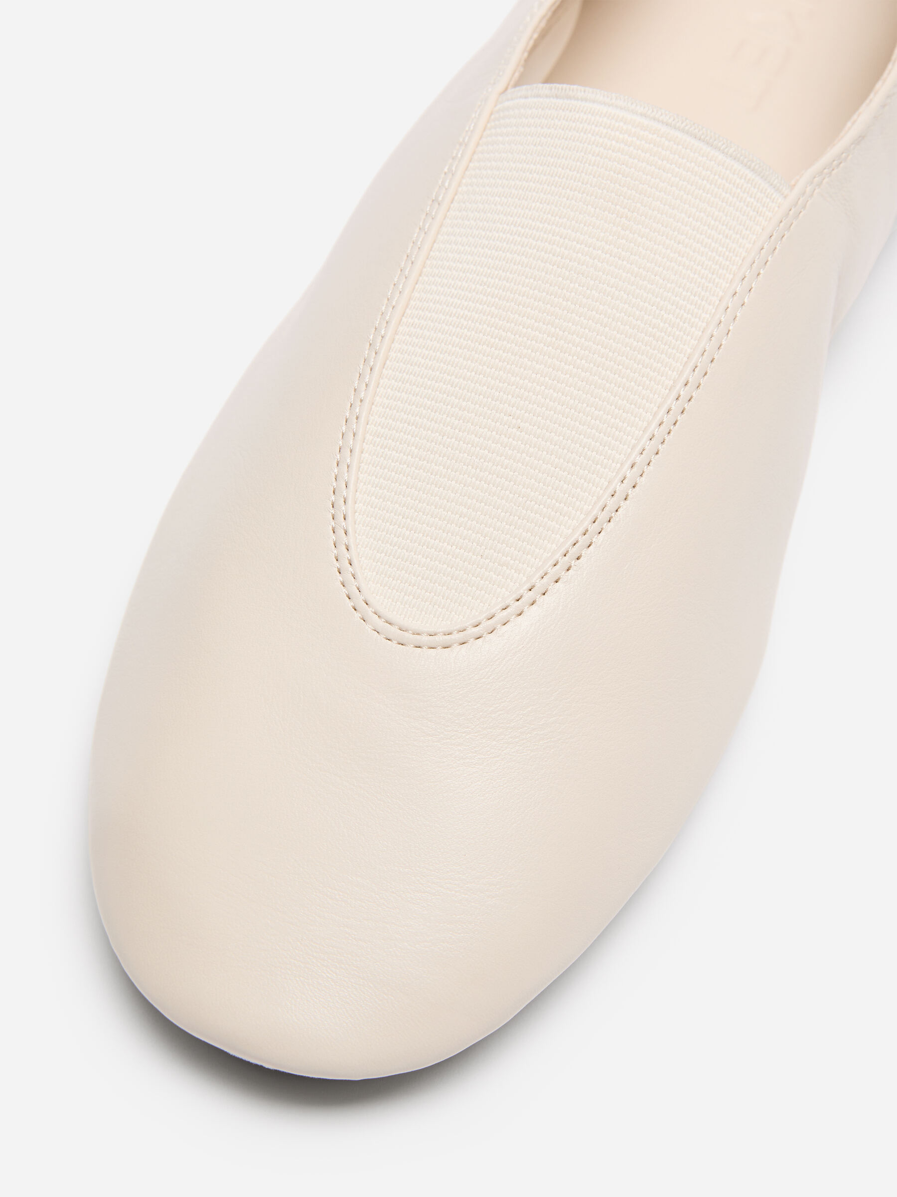 Sporty leather ballerinas - Beige - Women - StillMedia/DescriptiveDetail - 3