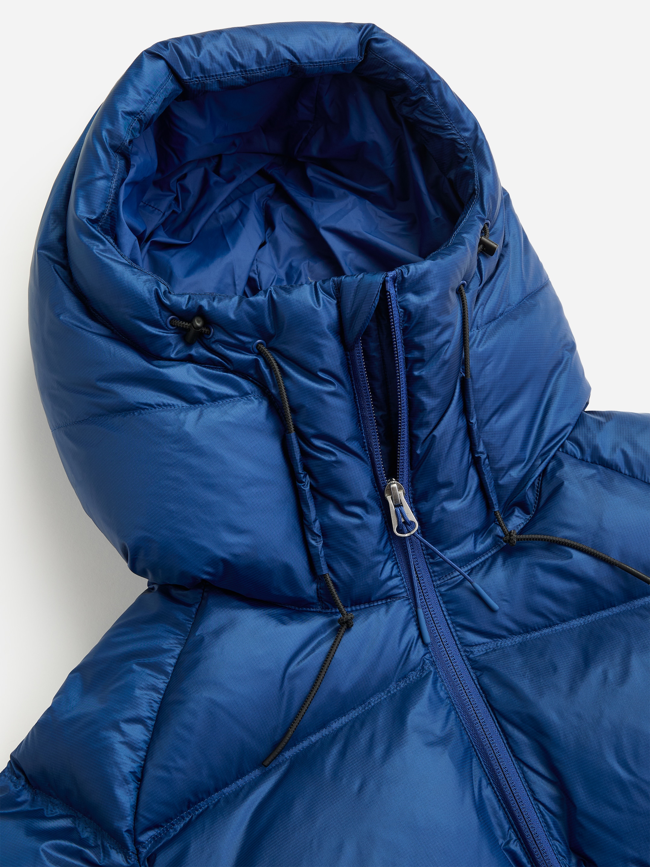 ARKET ACTIVE Hooded Re:Down Puffer - Blue - Regular fit - men - StillMedia/DescriptiveDetail - 1