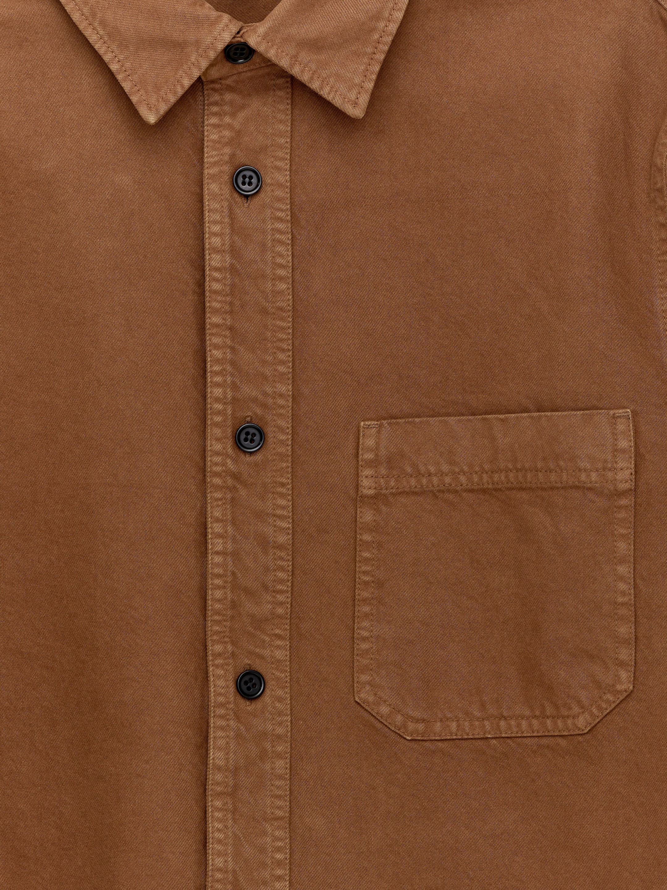 Surchemise en coton - Marron - Regular fit - Homme - StillMedia/DescriptiveDetail - 2