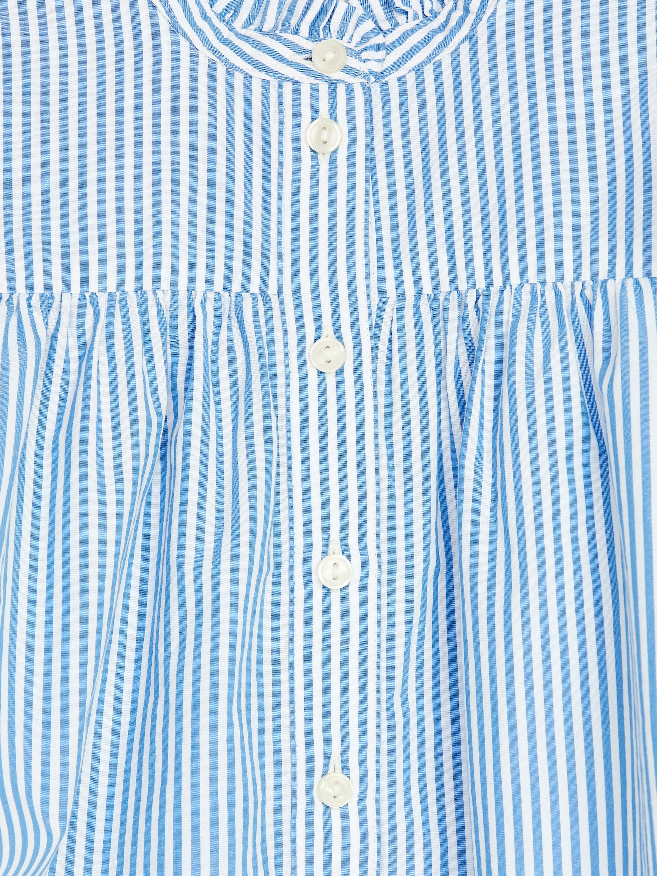 Frill Blouse - Blue/White - Regular fit - Children - StillMedia/DescriptiveDetail - 1