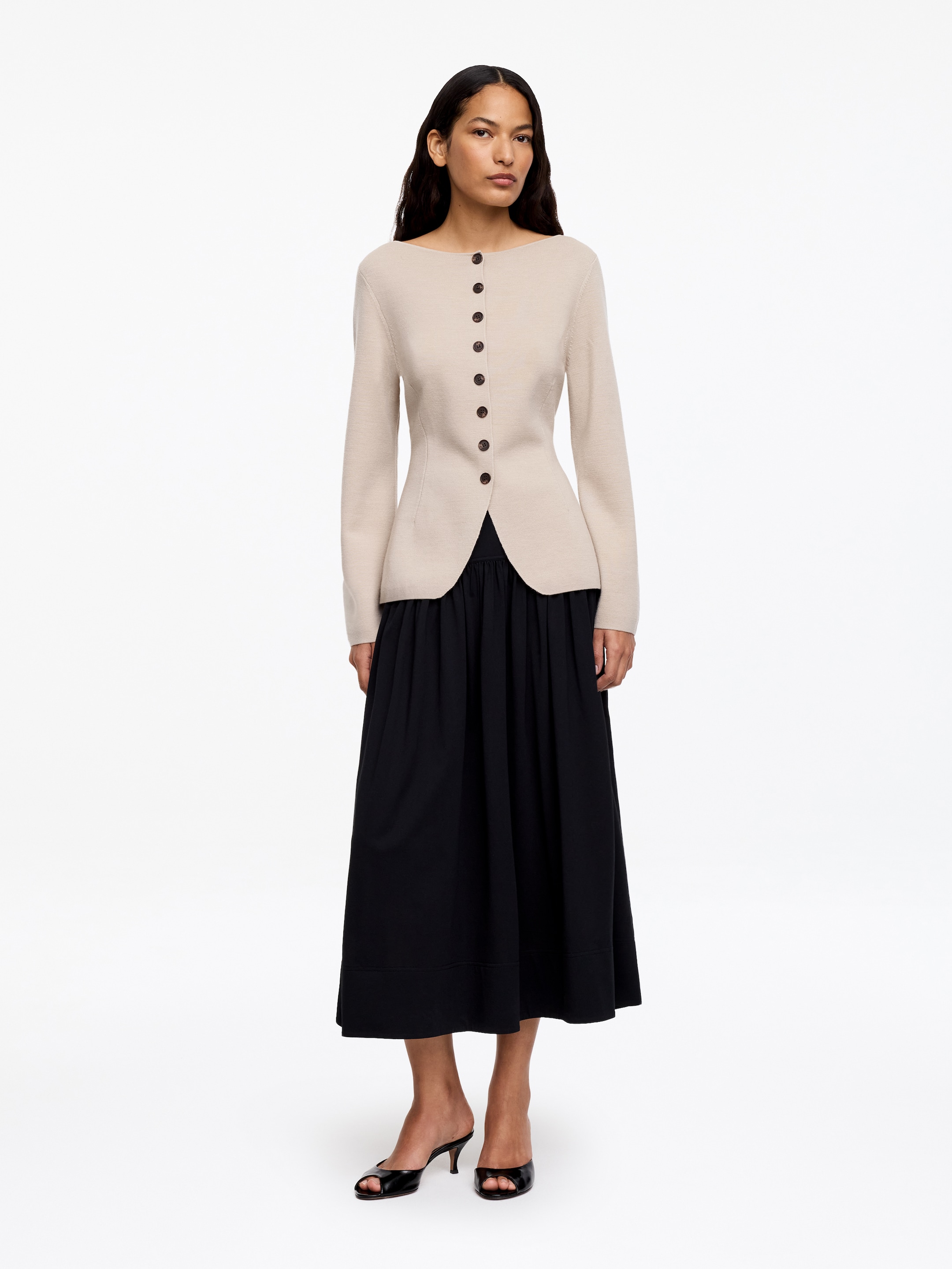 Gilet en laine mérinos-#d1c2b2-17599