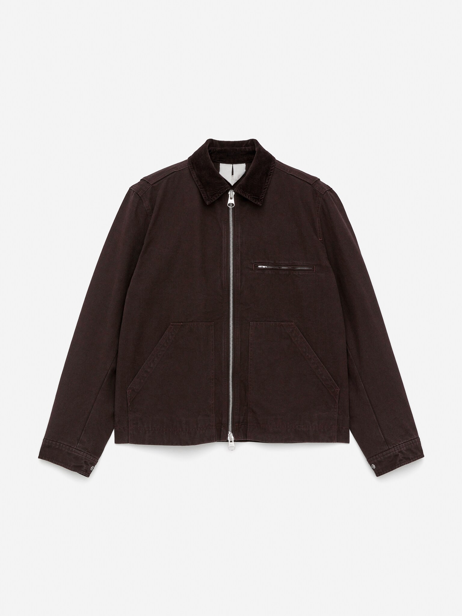 Veste en toile de coton - Marron - 2