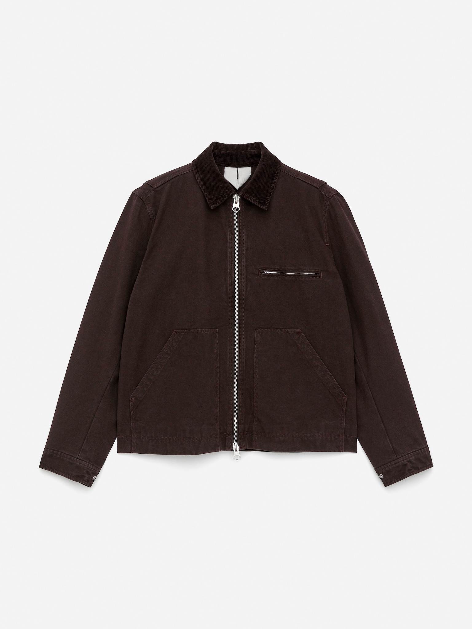 Veste en toile de coton - Marron - 2