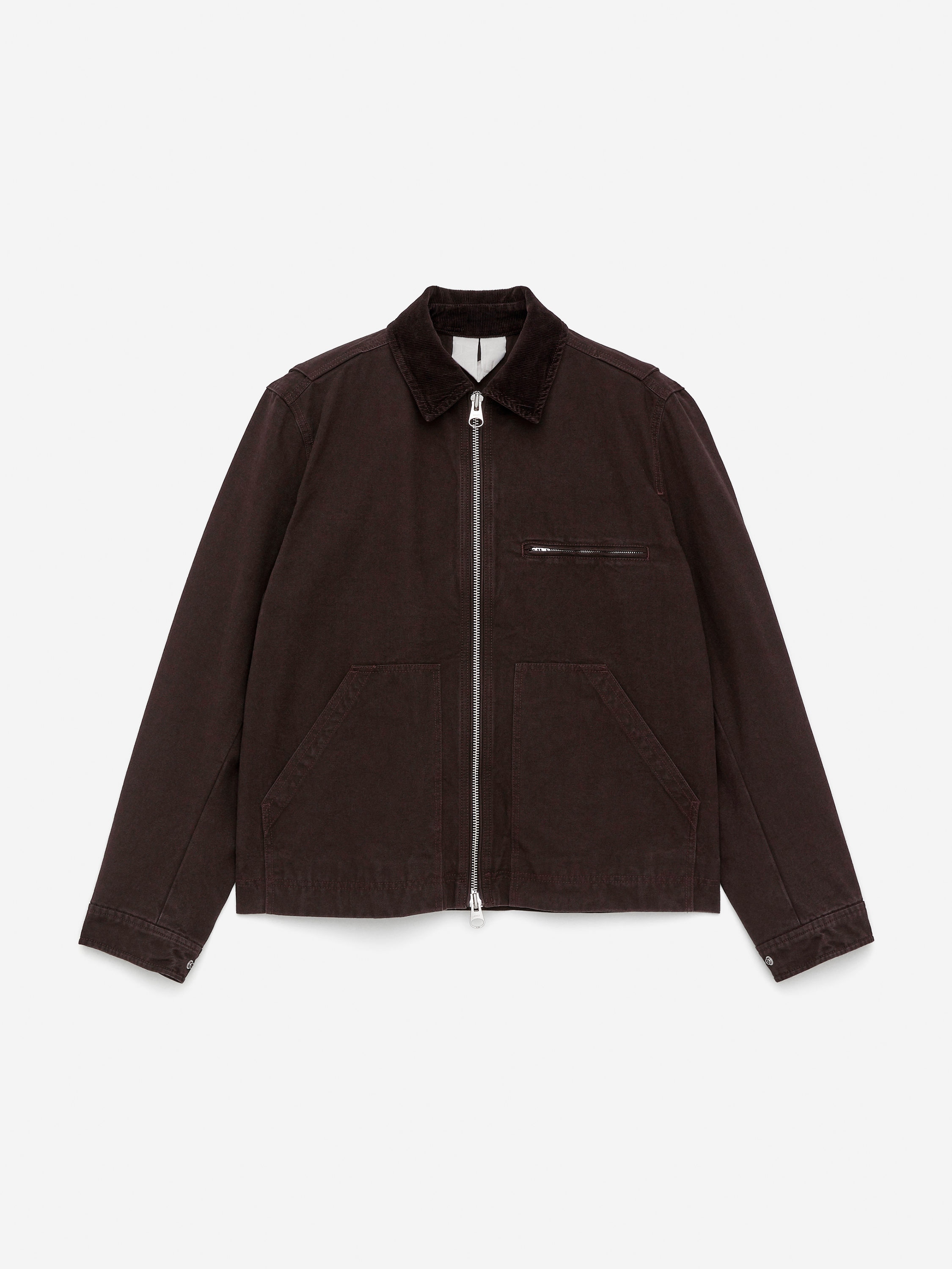 Cotton Canvas Jacket - Brown - Regular fit - Men - StillMedia/DescriptiveStillLife - 2