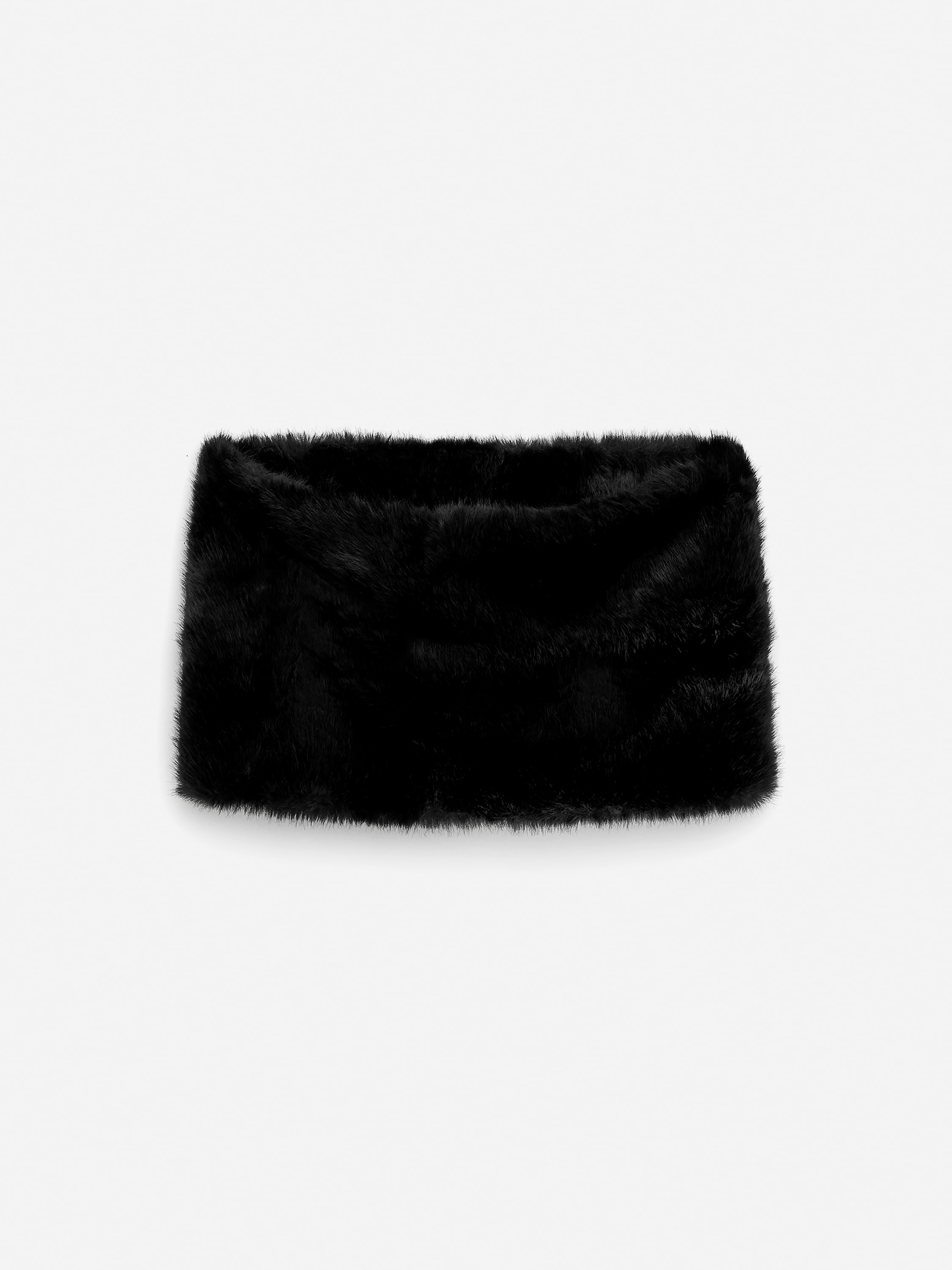 Műszőrme gallér - Black