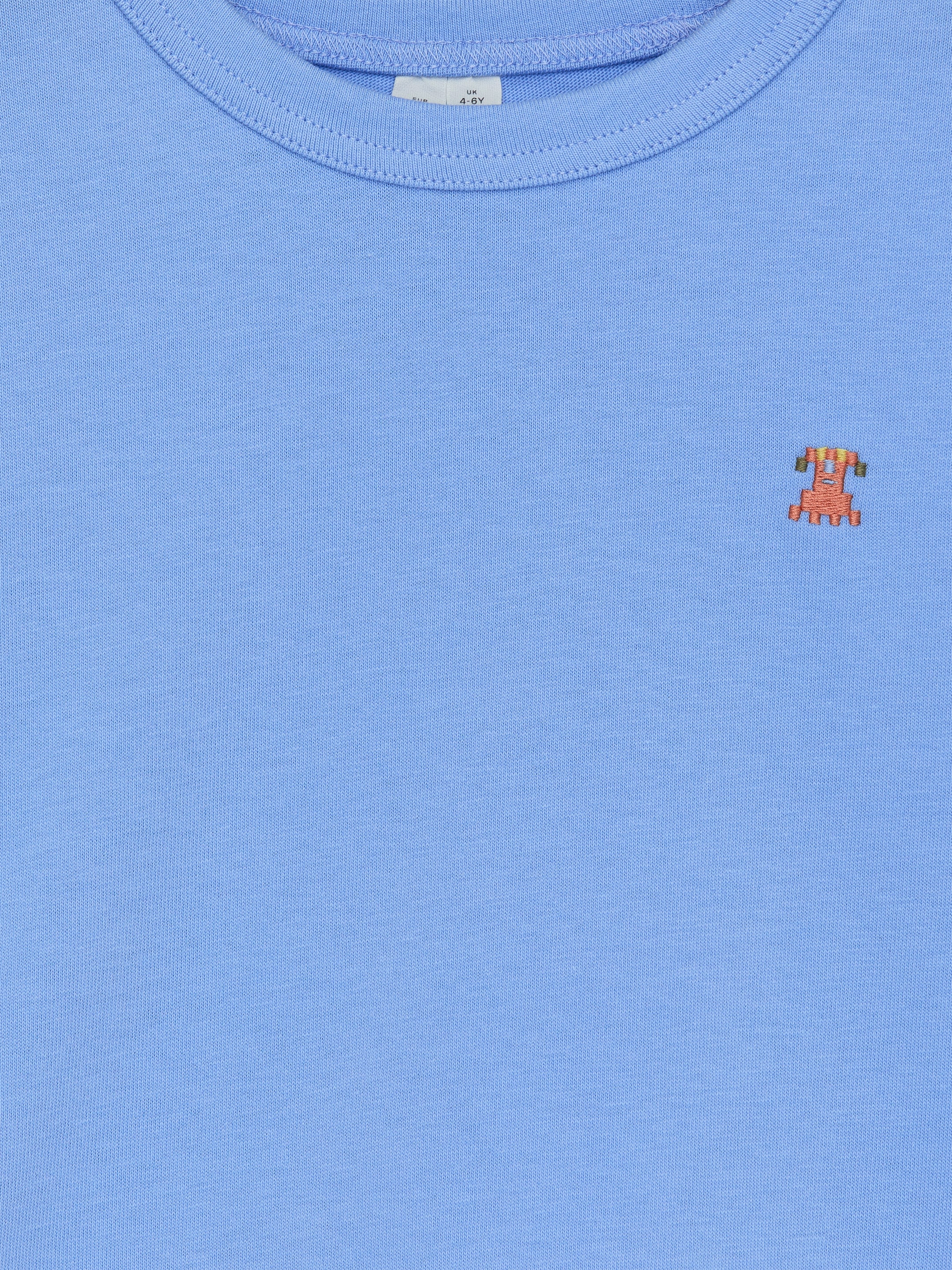 Embroidered T-Shirt - Light Blue - Regular fit - Children - StillMedia/DescriptiveDetail - 1