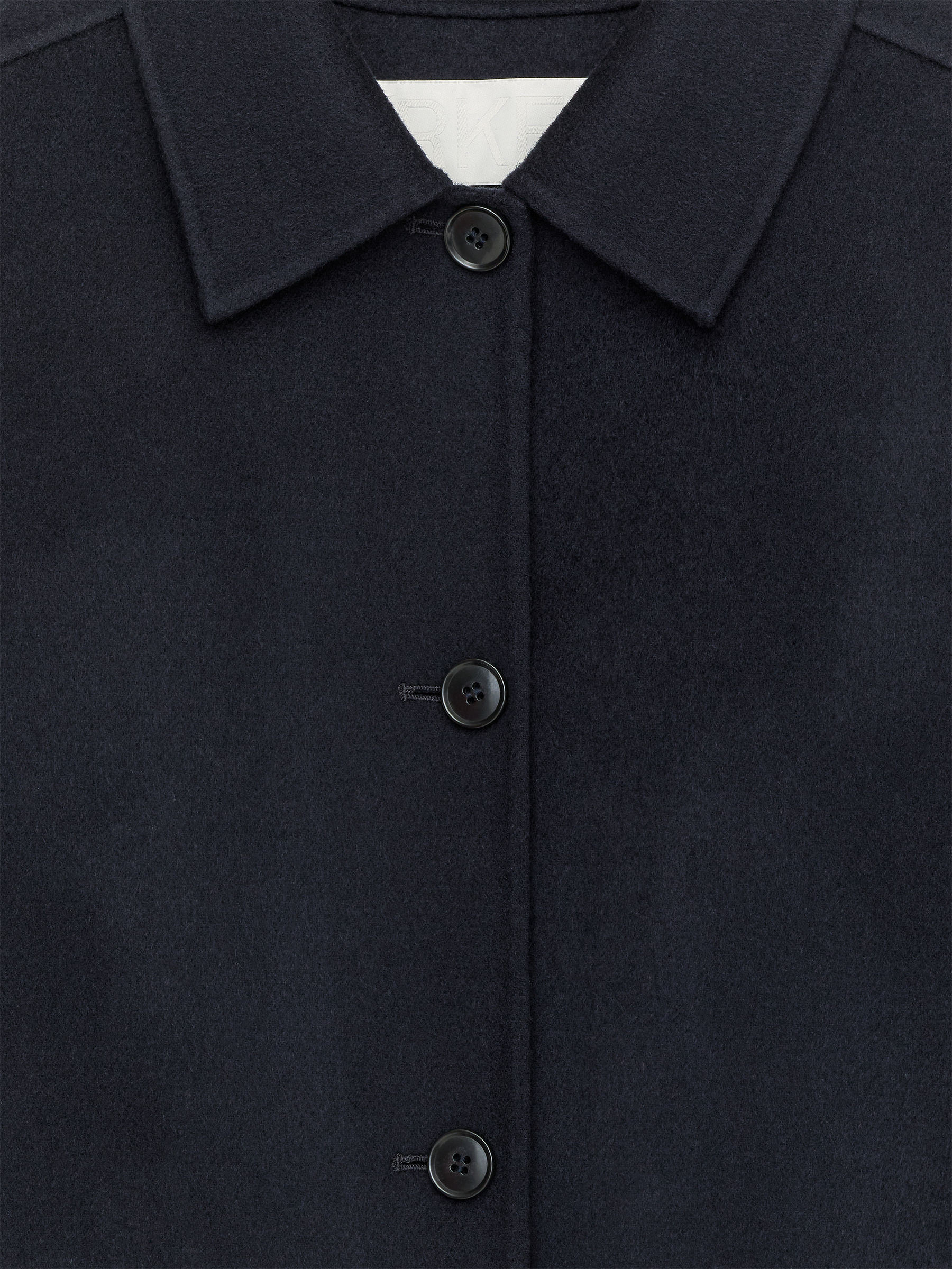 Doublé Wool-Blend Overshirt - Dark Blue - Regular fit - Women - StillMedia/DescriptiveDetail - 1