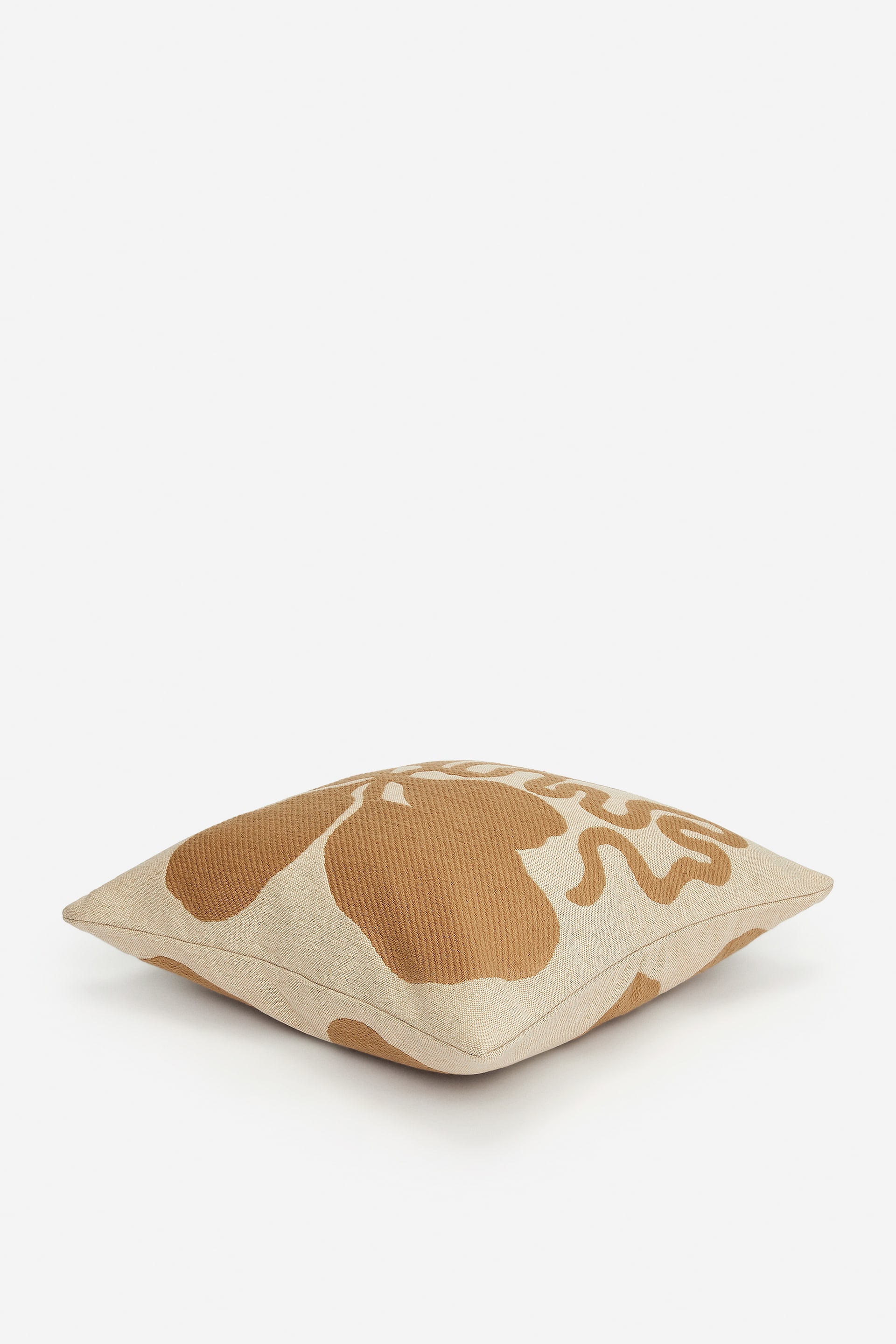 View larger image: Cotton Wool Cushion Cover 50 x 50 cm - Mustard/Beige - Home All | H&M GB 1