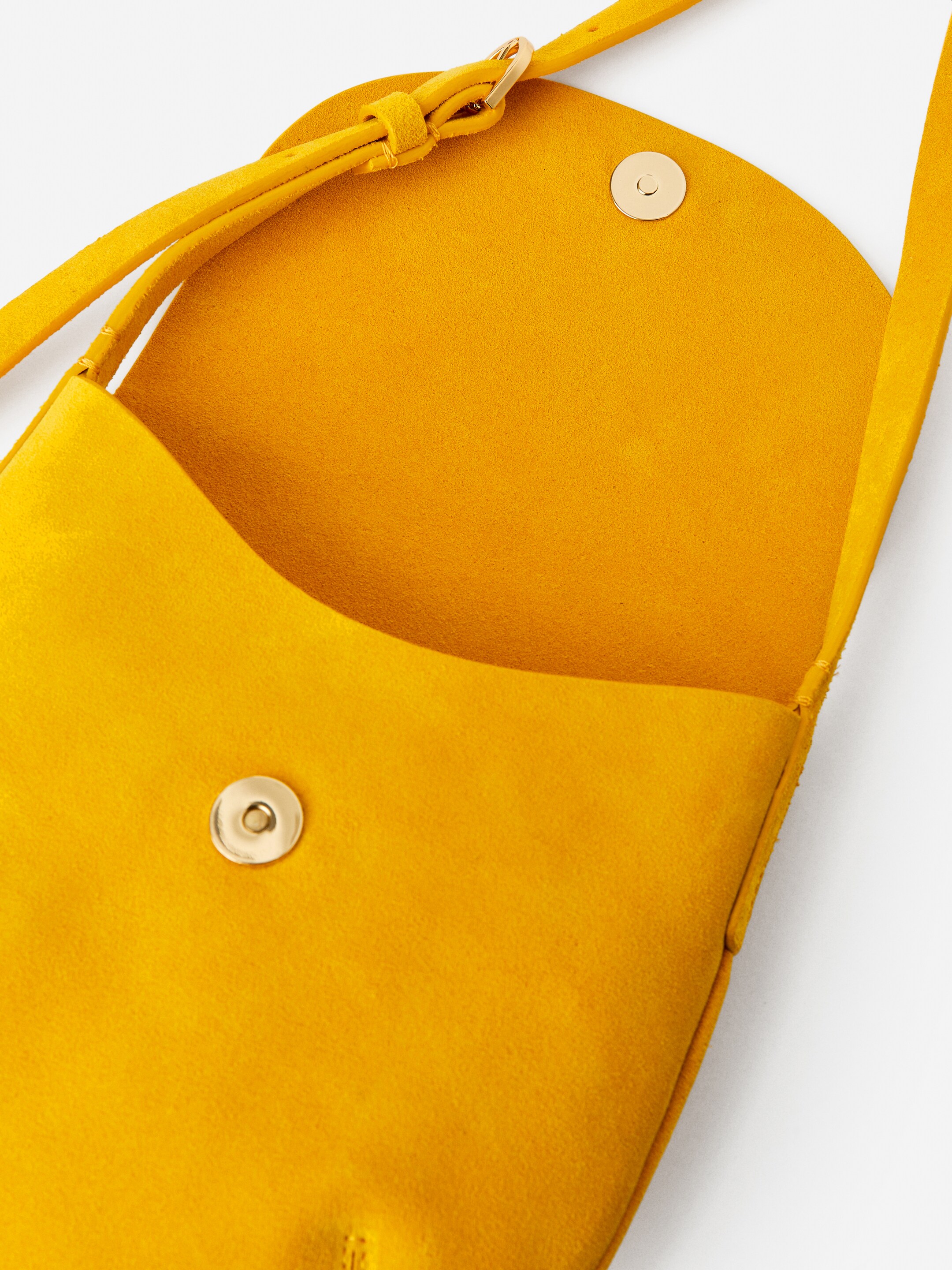 Grösseres Bild ansehen: Umhängetasche aus Leder - Gelb - DAMEN | H&M CH 7