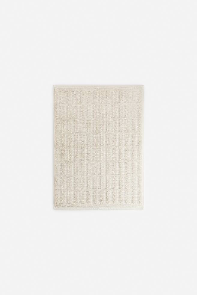 Alfombra de baño de algodón - Beige - 1