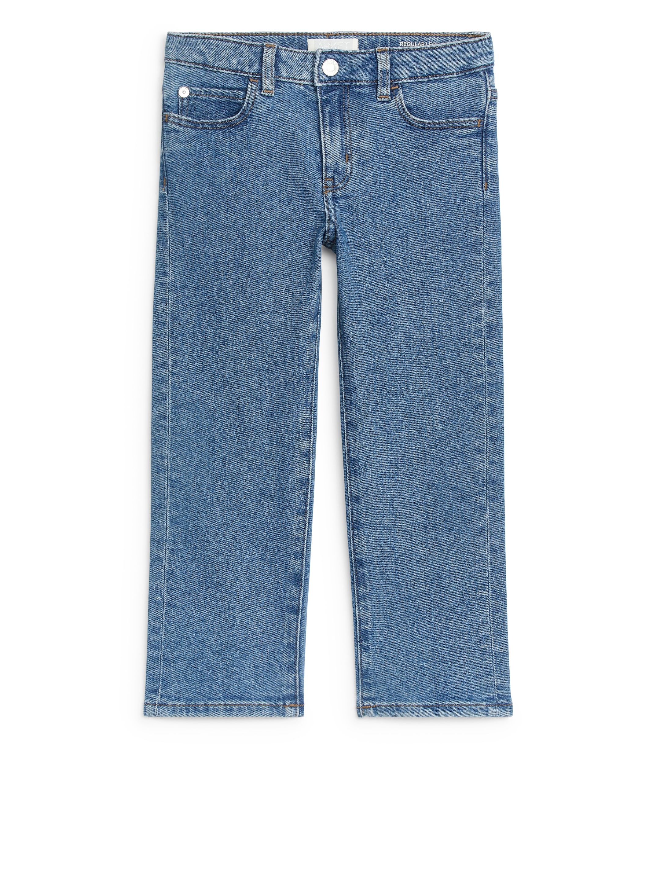 View larger image: Regular Stretch Jeans - Mid Blue - Kids | H&M GB 1