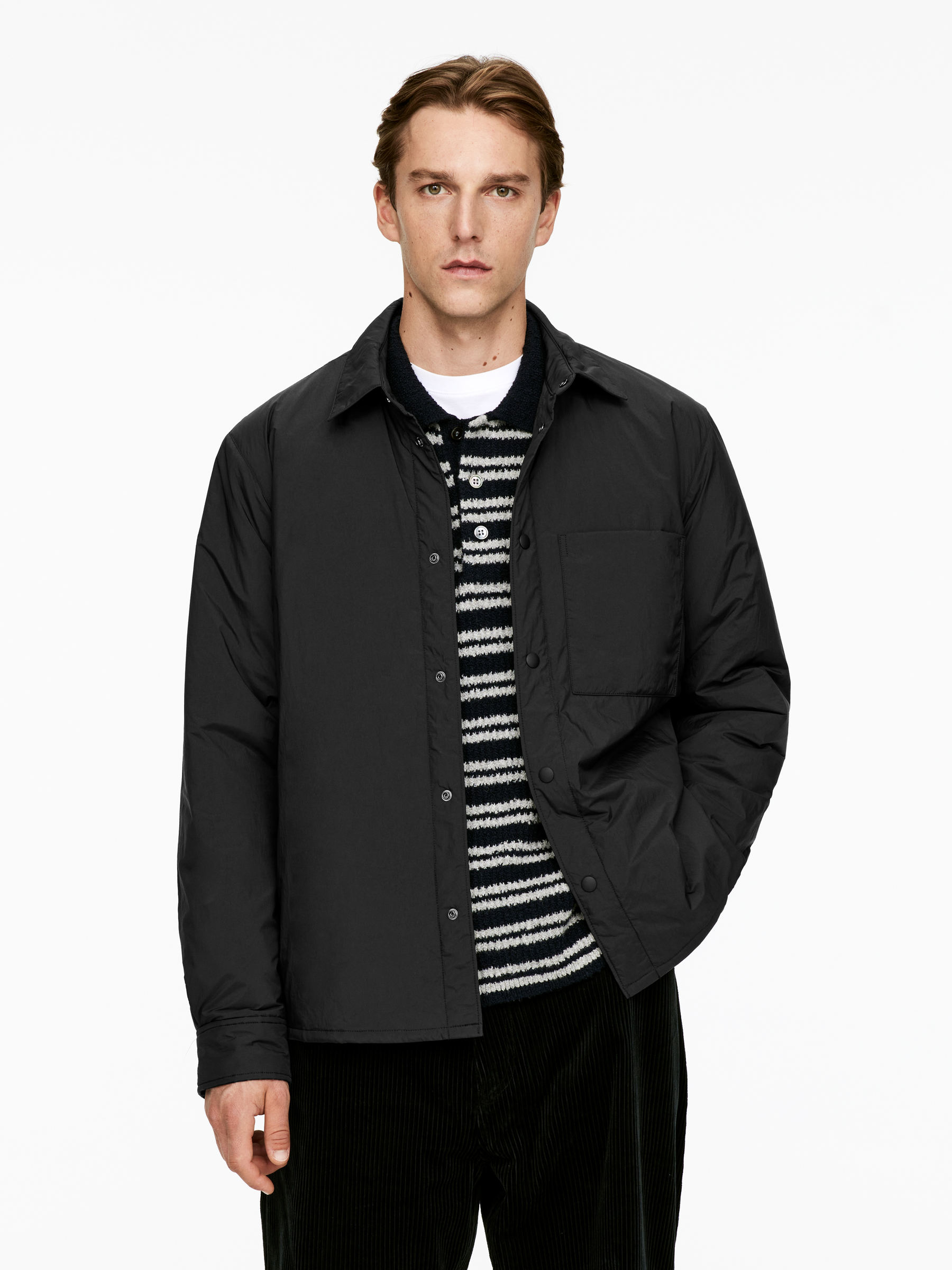 Light-Padded Overshirt-#272627-16188