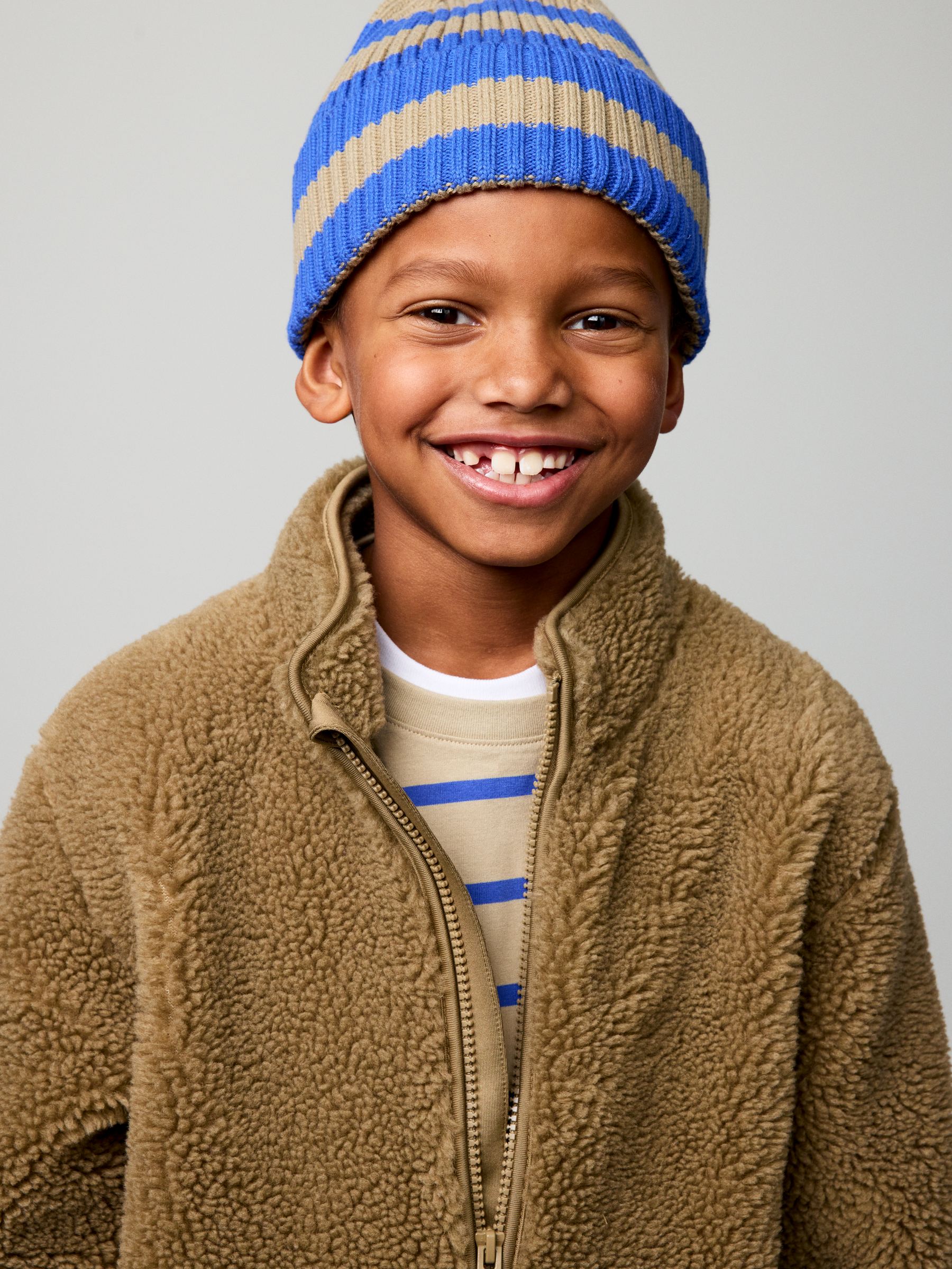 Long-Sleeve T-Shirt - Beige/Blue - Regular fit - Children - StillMedia/Environmental - 1