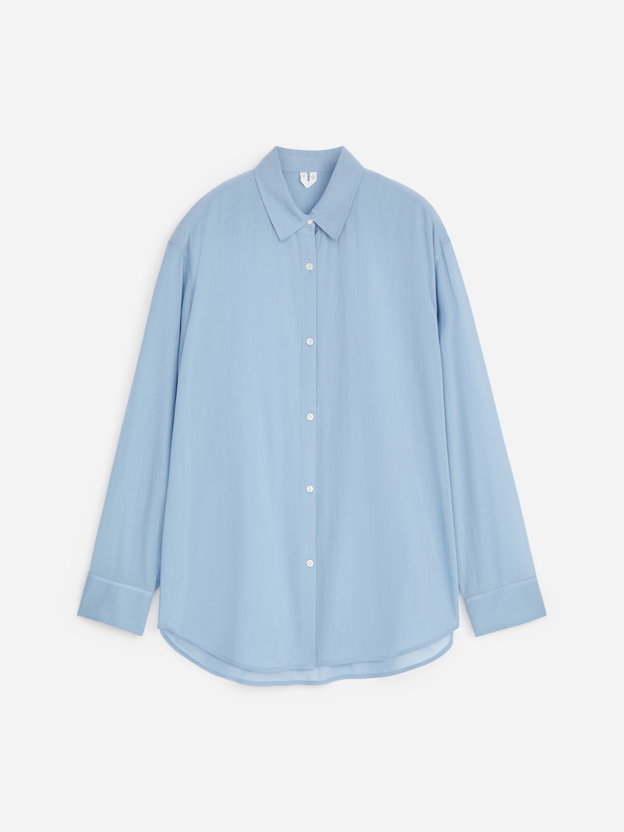 Camisa de crepé holgada-#86A5C0-19265