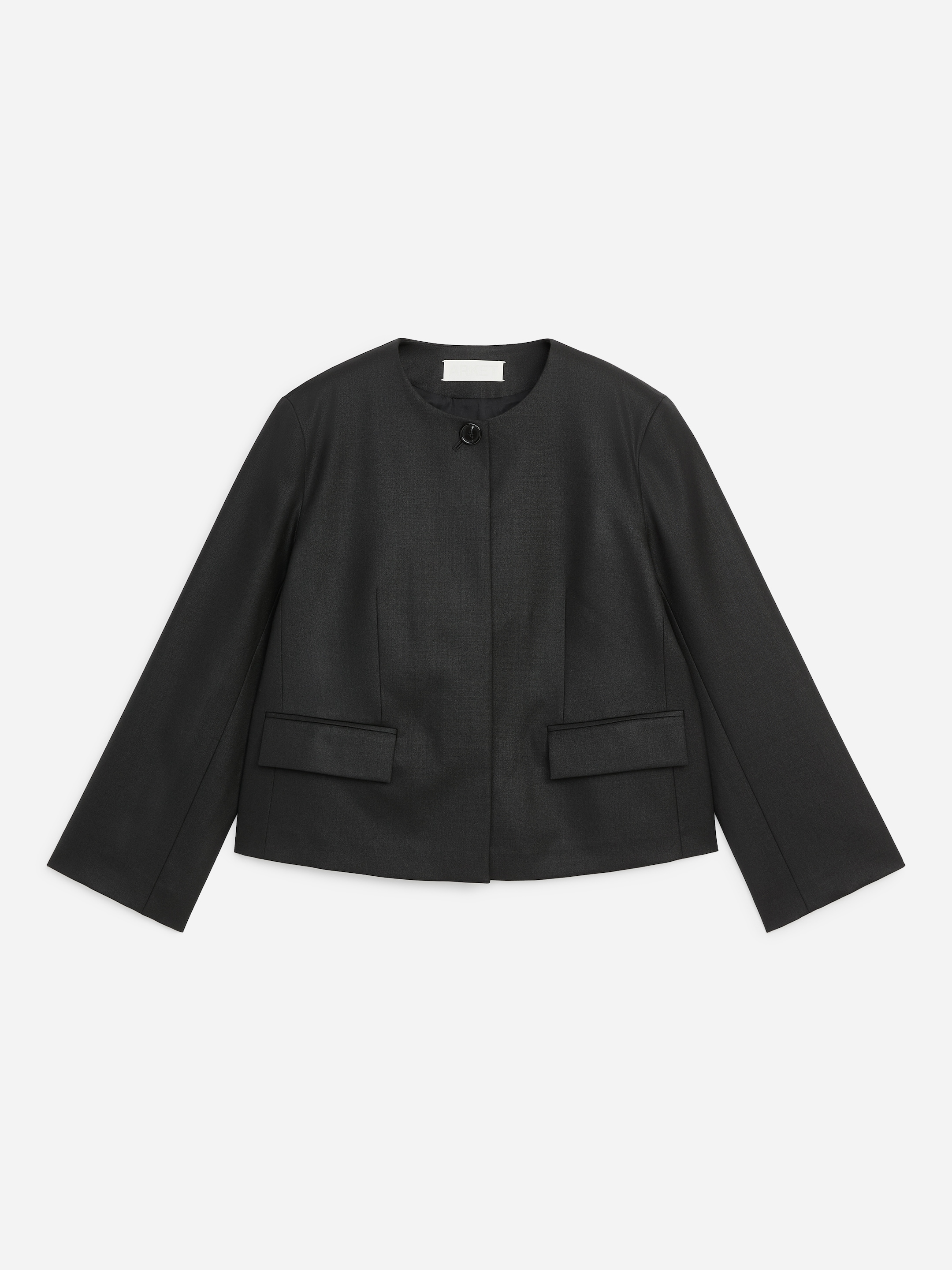 Tailored A-Line Jacket - Black - Regular fit - women - StillMedia/DescriptiveStillLife - 1