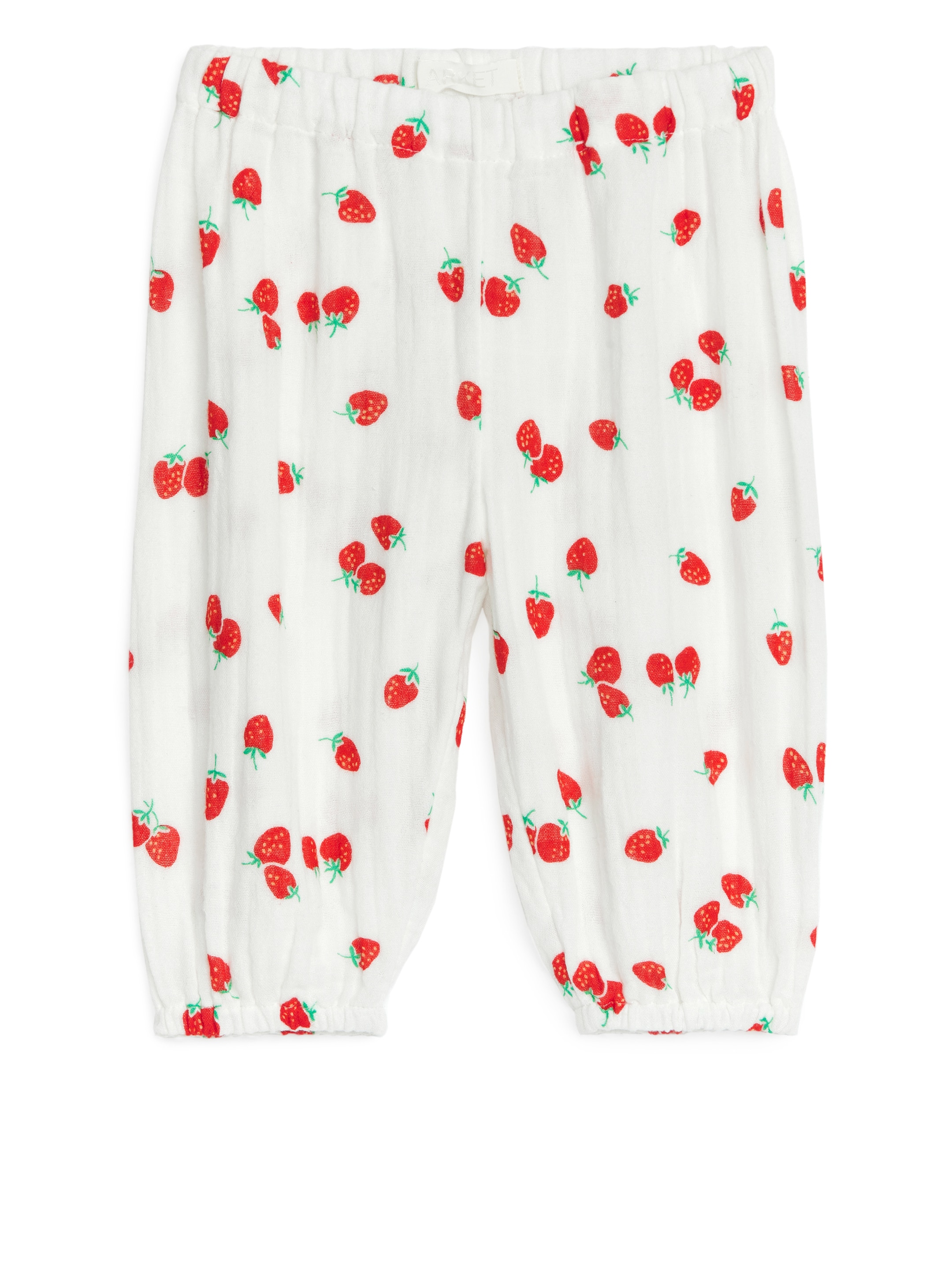 Cotton Muslin Trousers - White - Loose fit - Children - StillMedia/DescriptiveStillLife - 2