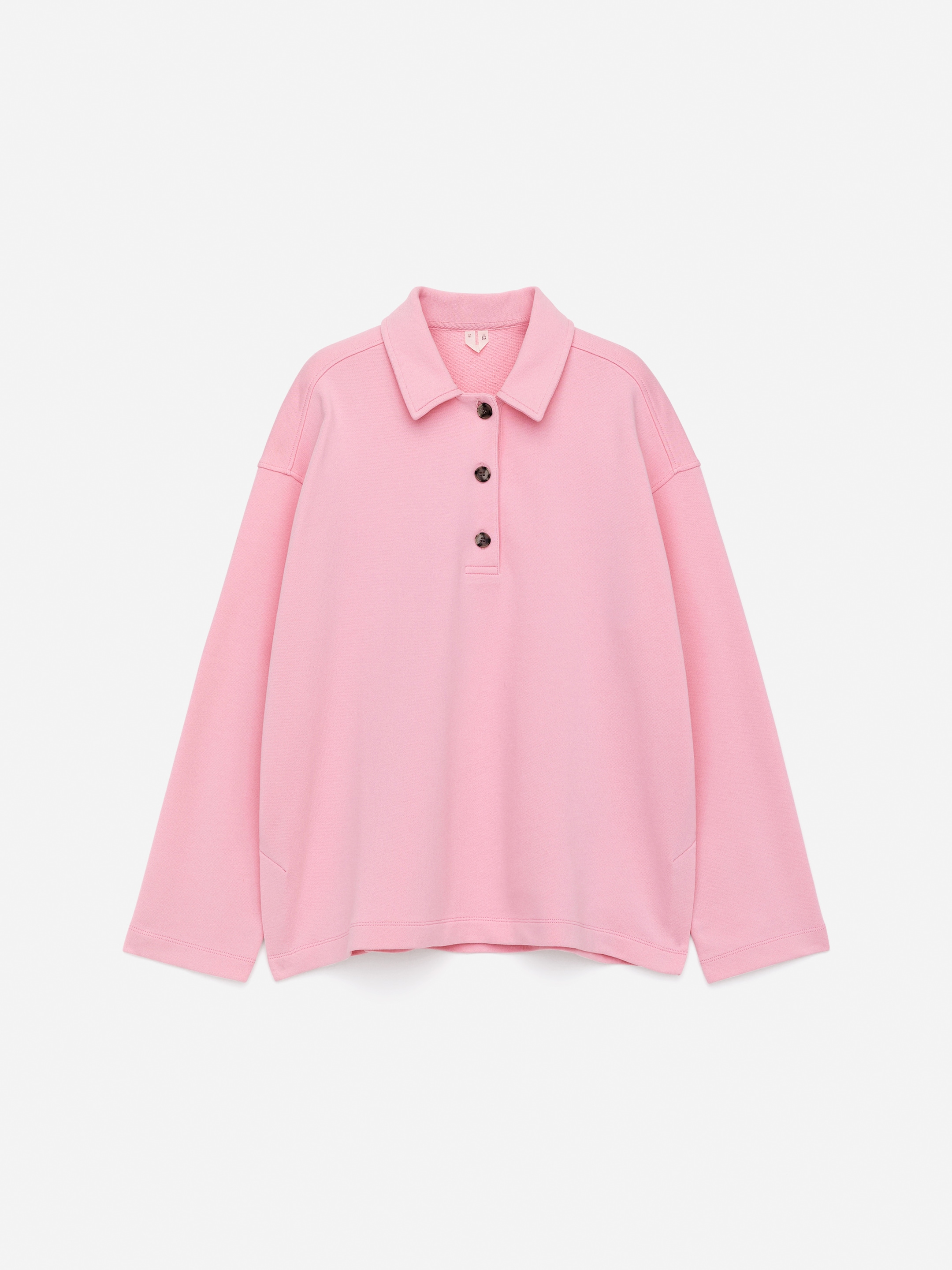 Ver imagen más grande: Sudadera tipo polo - Rosa - MUJER | H&M ES 5