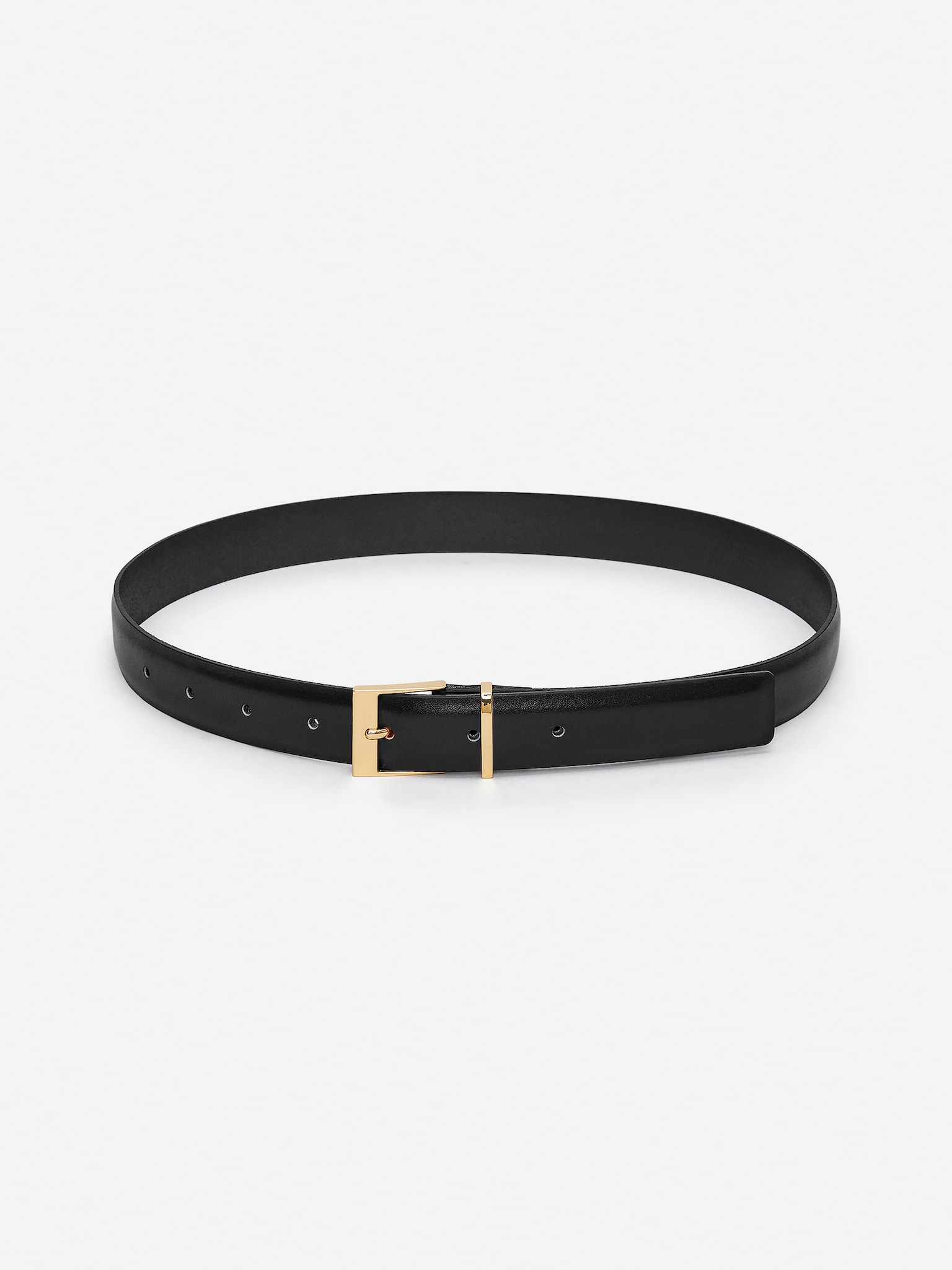 Ceinture en cuir - Noir - 2