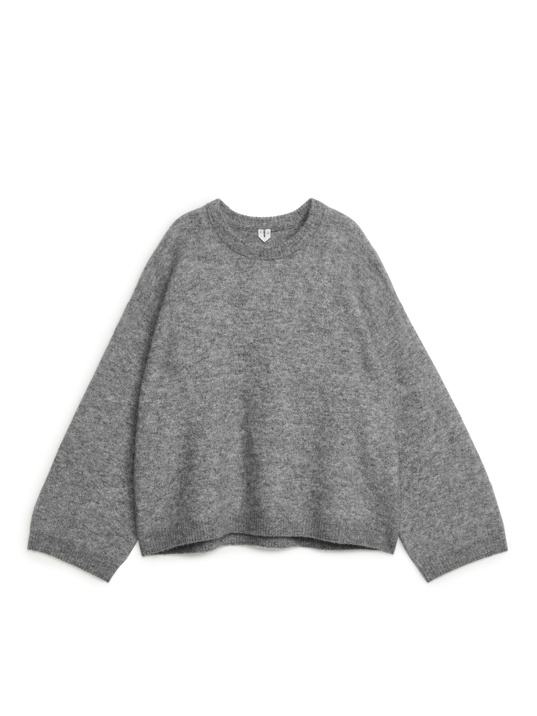 Pullover aus Alpakawolle und Wolle - Graumeliert - Loose Fit - Damen - StillMedia/DescriptiveStillLife - 1