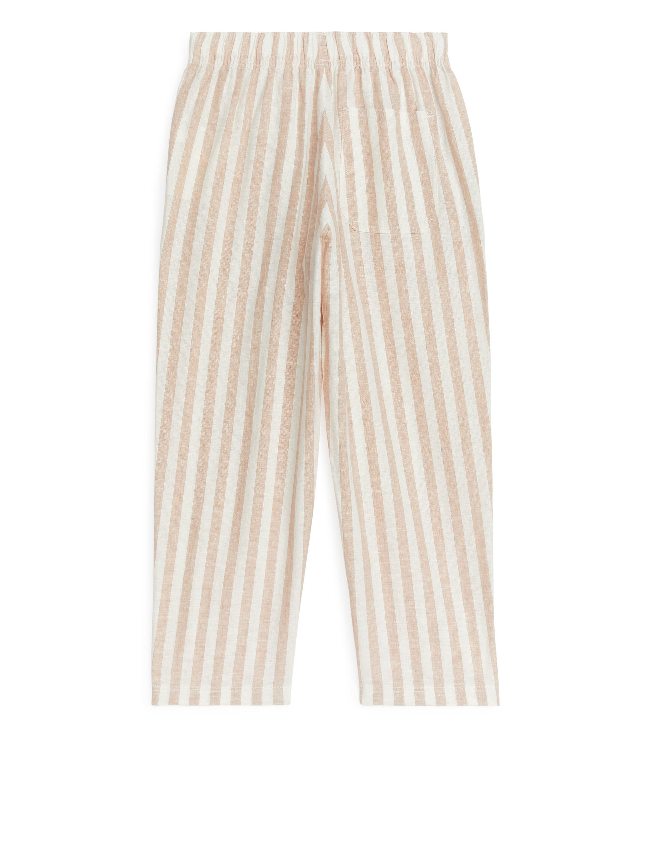 Ingrandisci l'immagine: Relaxed Linen Trousers - Beige/Off White - BAMBINO | H&M CH 2