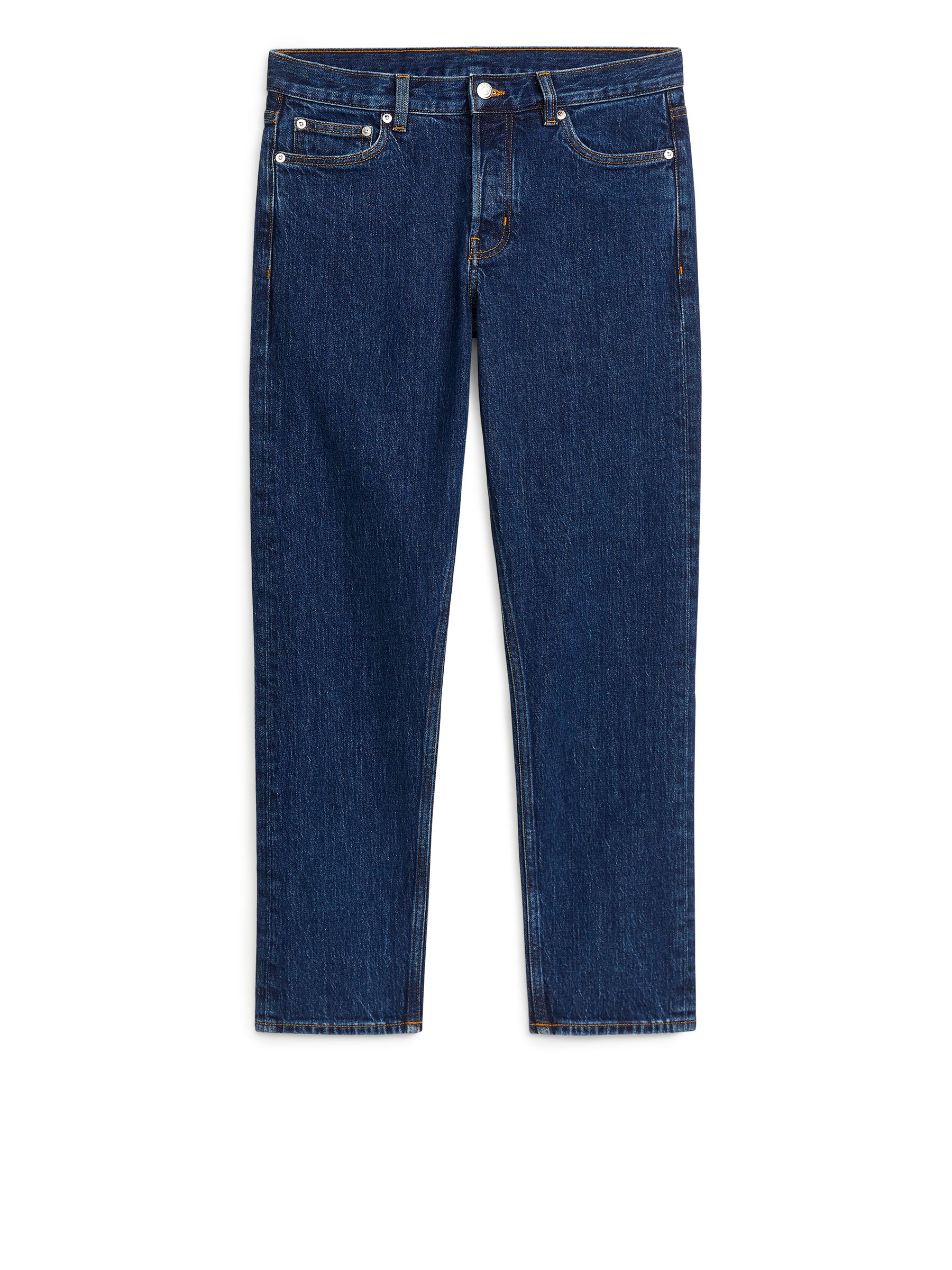 PARK CROPPED Regular Straight Jeans-#222D47-3691