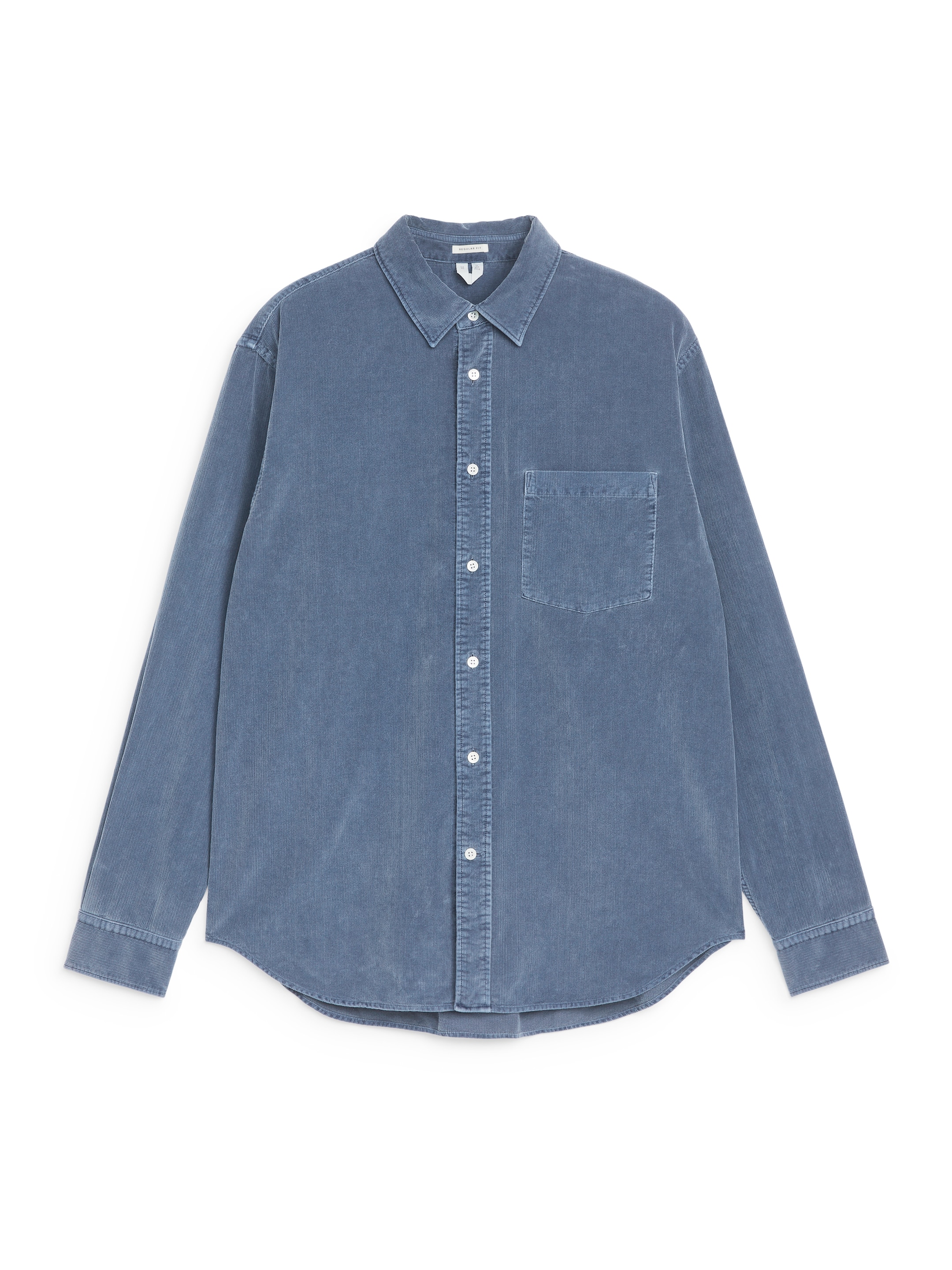 Corduroy Shirt - Blue - Regular fit - Men - StillMedia/DescriptiveStillLife - 1