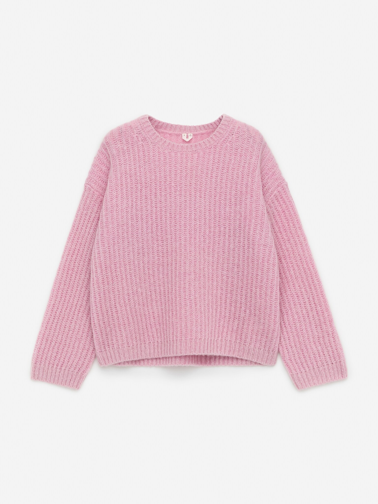 Jersey de mezcla de lana y mohair - Rosa/Verde