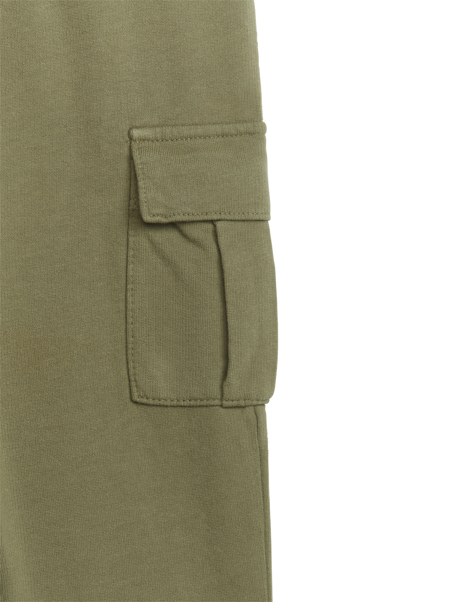 Jersey Utility Trousers - Khaki Green - Regular fit - Children - StillMedia/DescriptiveDetail - 3