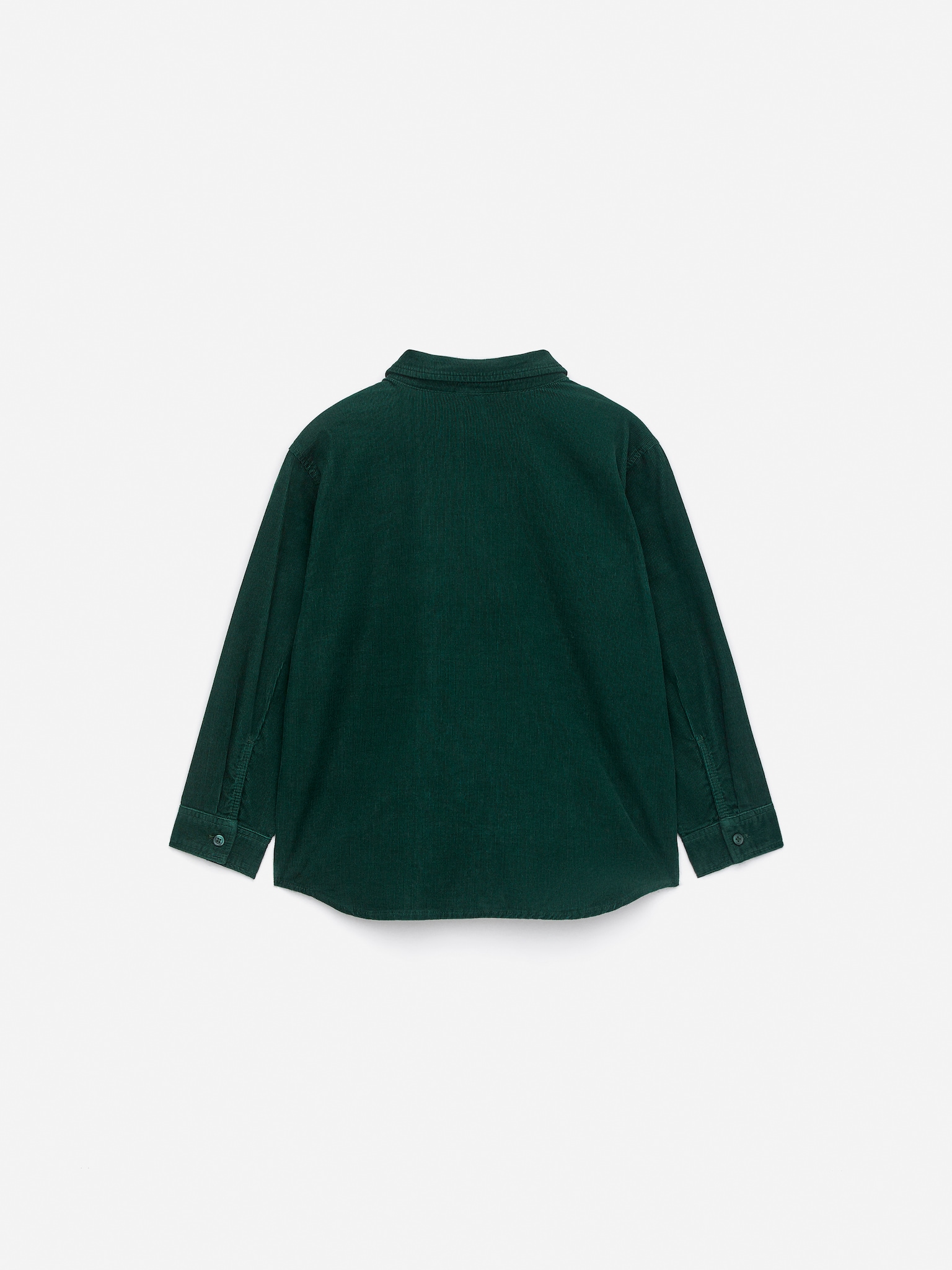 Corduroy Shirt - Dark Green - 3