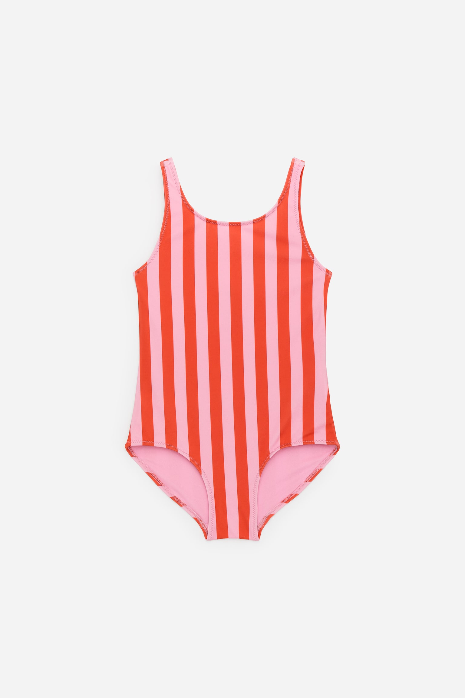 Badedrakt med trykk - Rosa/korall - 1