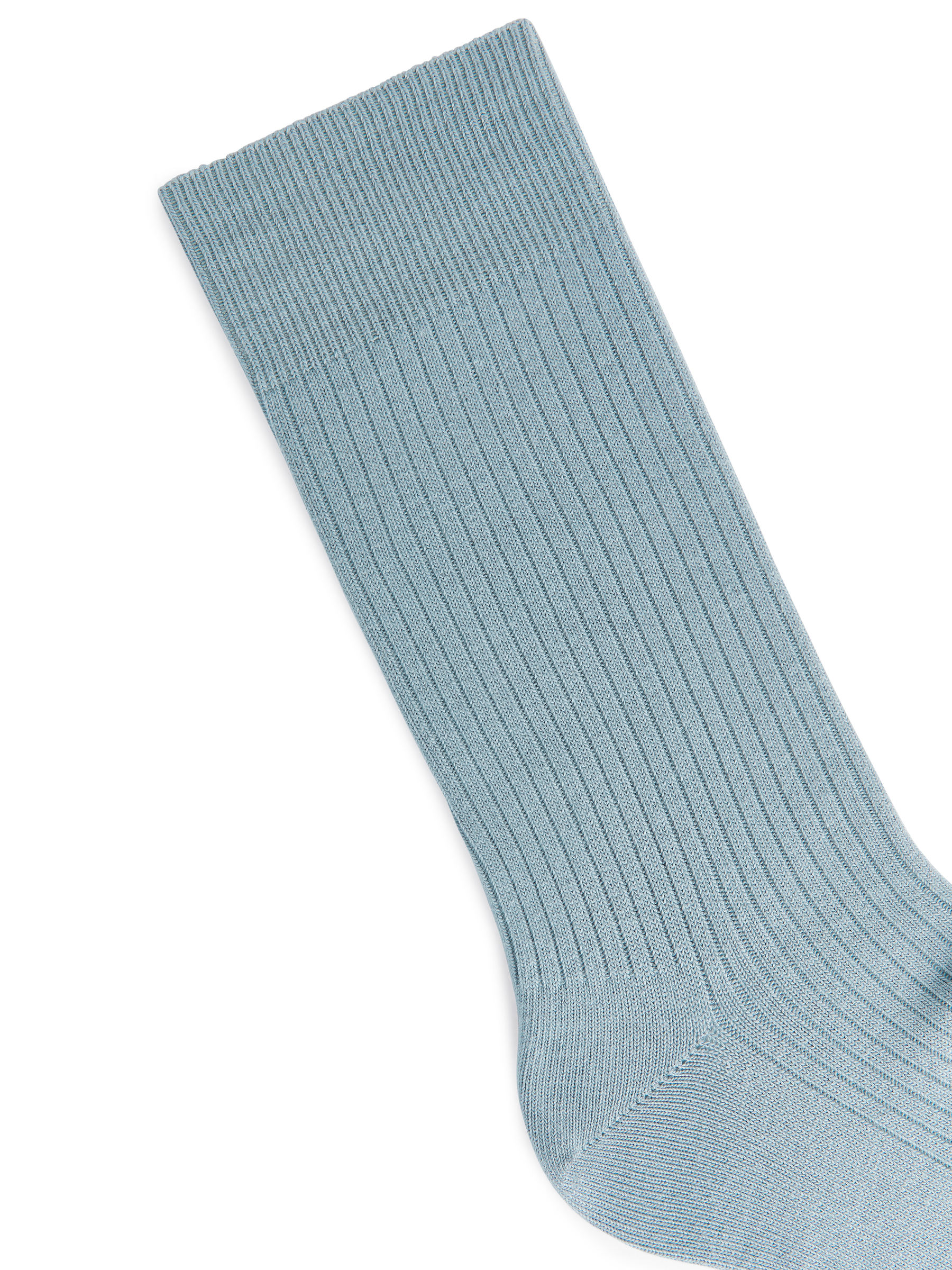 Gerippte Socken aus Supima-Baumwolle - Taubenblau - Herren - StillMedia/DescriptiveDetail - 2