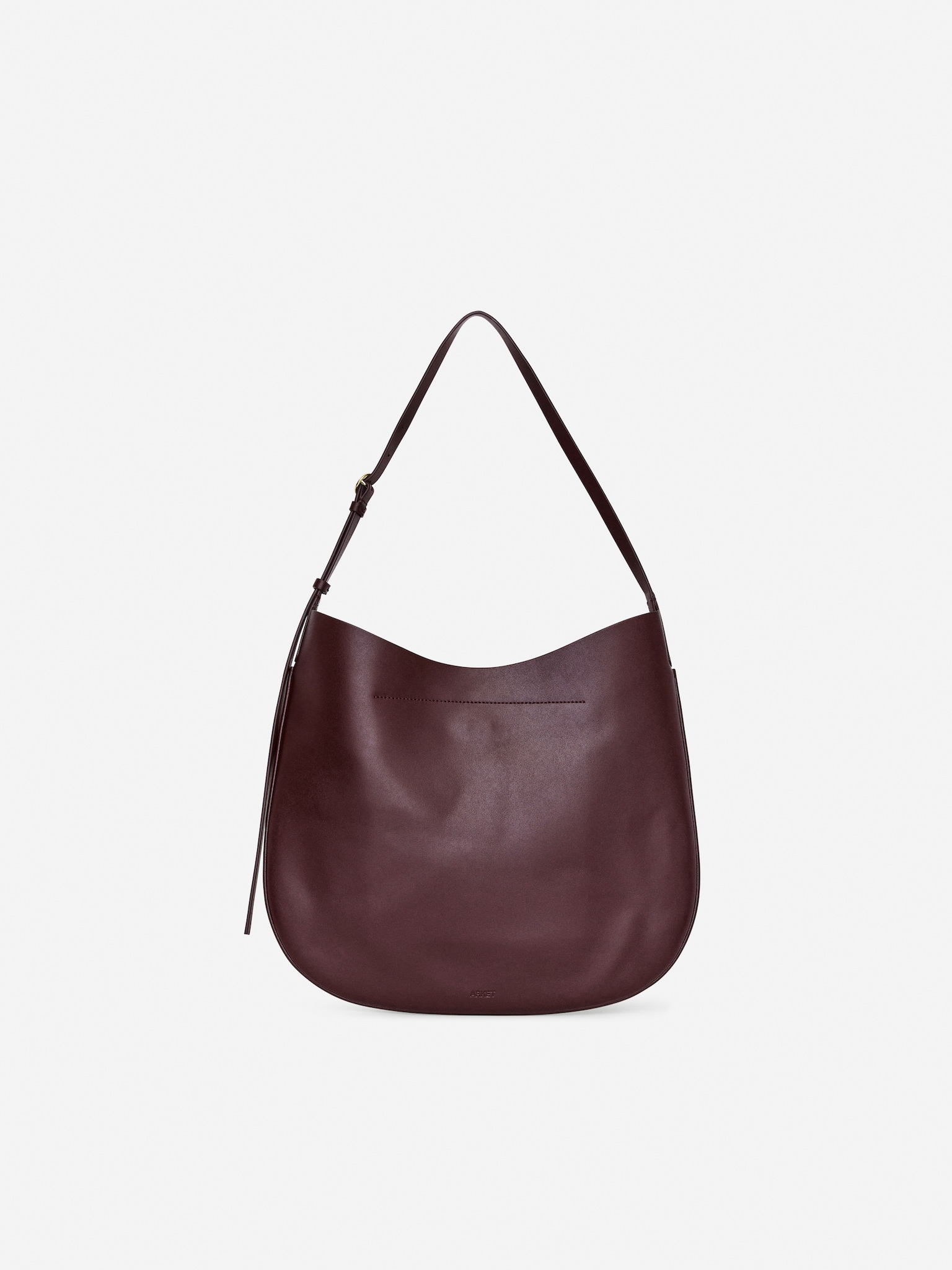 Crescent Shoulder Bag - Burgundy