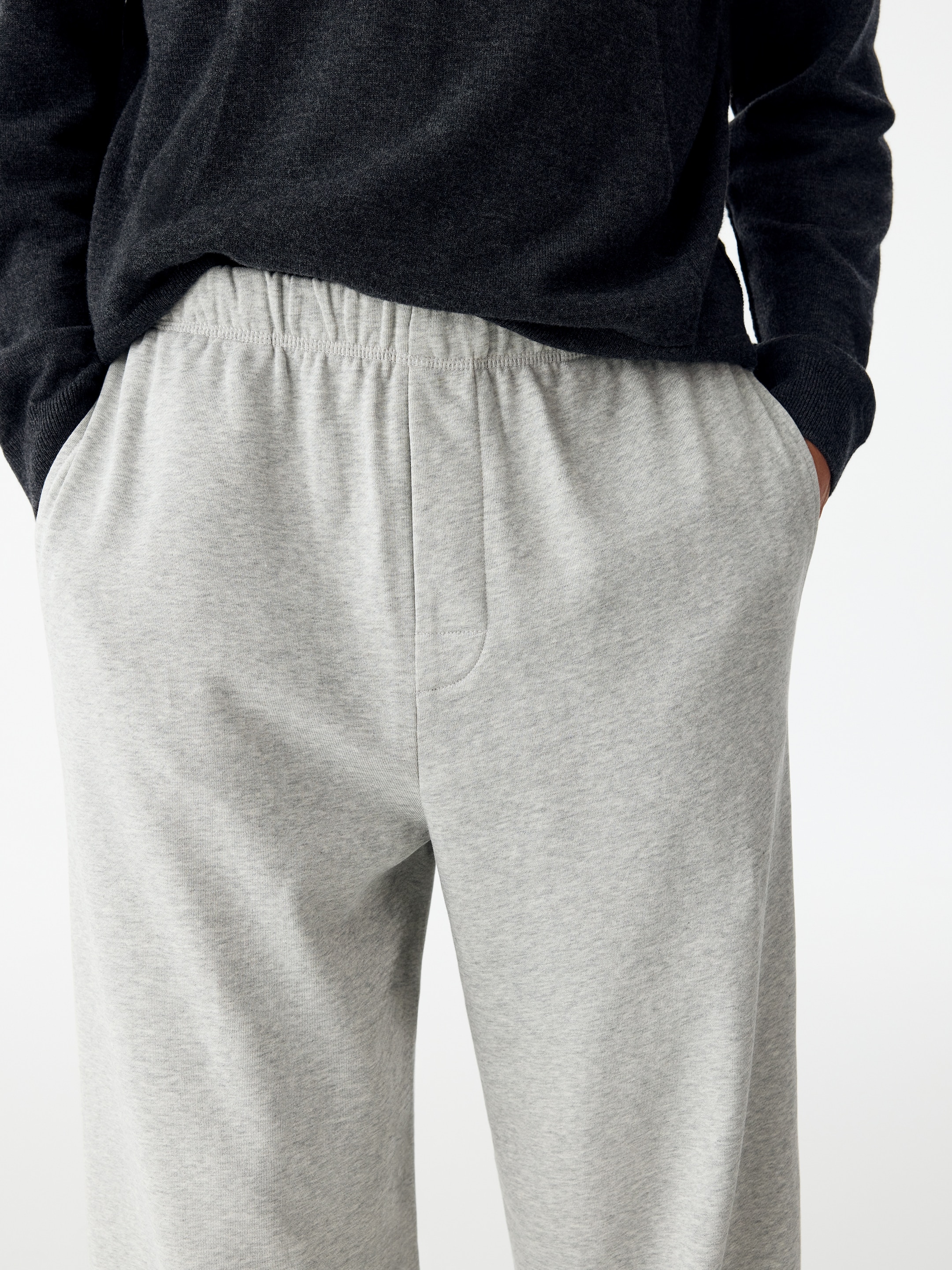 Jersey-Freizeithose - Graumeliert - Relaxed Fit - men - StillMedia/Lookbook - 2