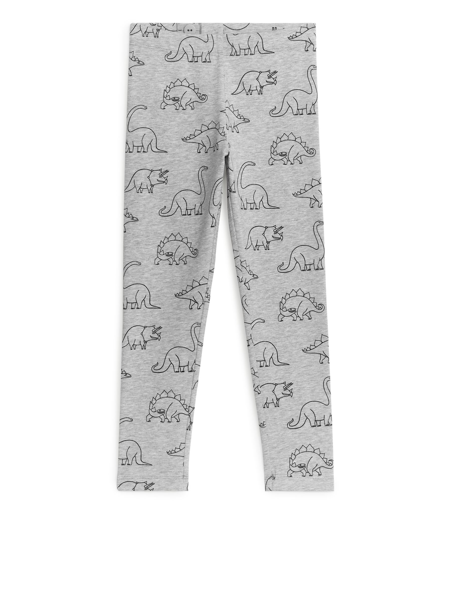 Leggings de punto - Gris/dinosaurio - Corte ajustado - Children - StillMedia/DescriptiveStillLife - 1