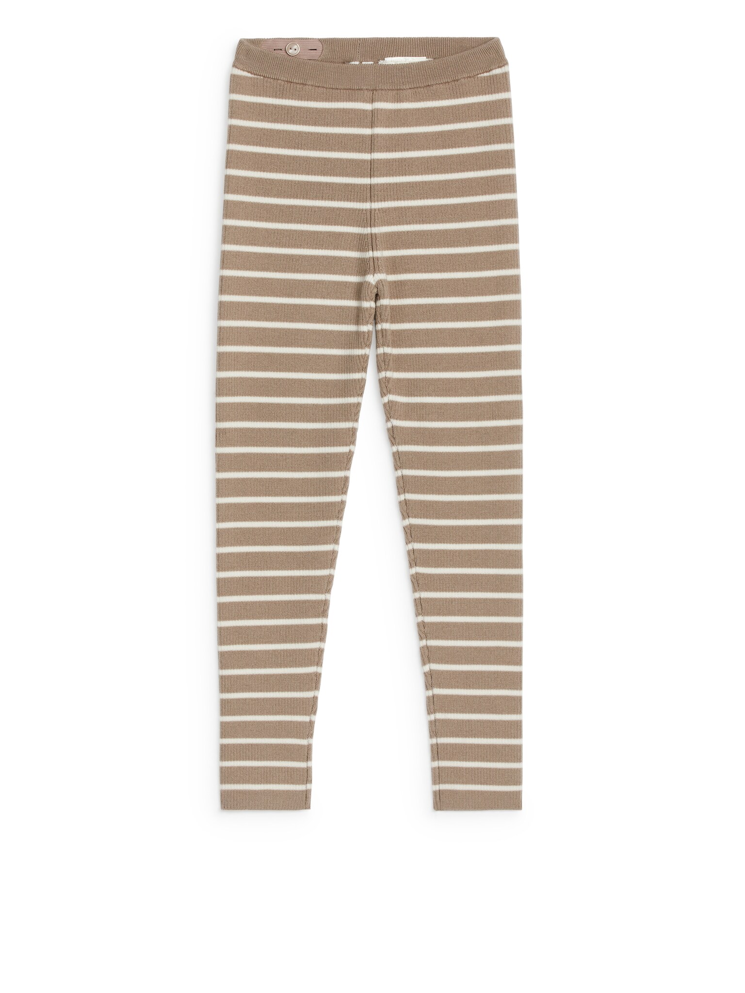 Gyapjúkeverék bordázott leggings - Mole/Off White/Black/Szürke melanzs/Pink