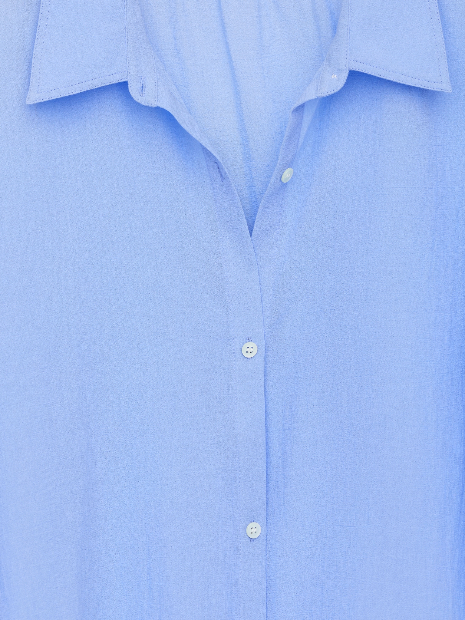 Chemise en voile - Bleu ciel/Blanc - 7