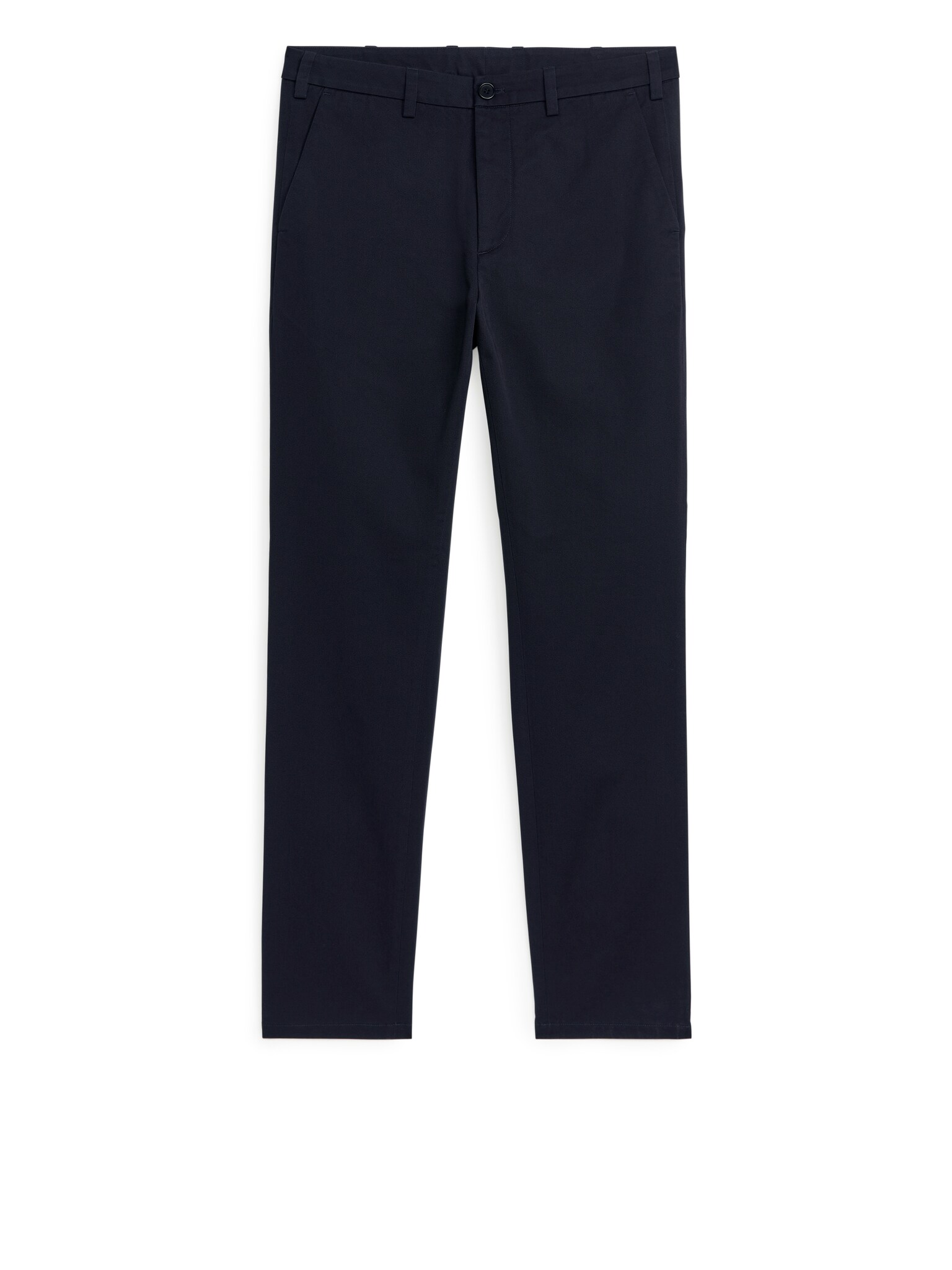 Slim Cotton Chinos - Dark Blue