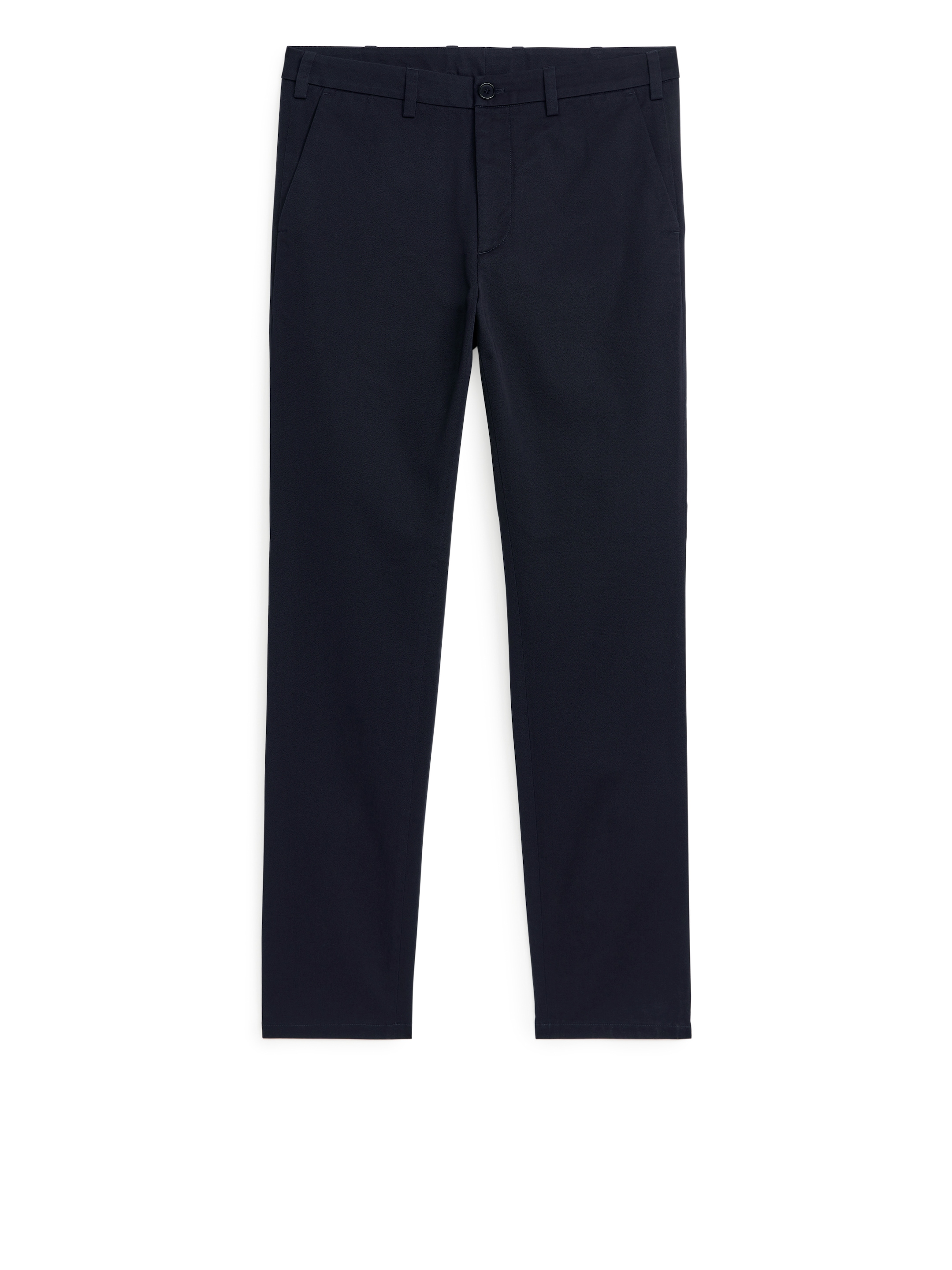 Ingrandisci l'immagine: Slim Cotton Chinos - Dark Blue - UOMO | H&M CH 1