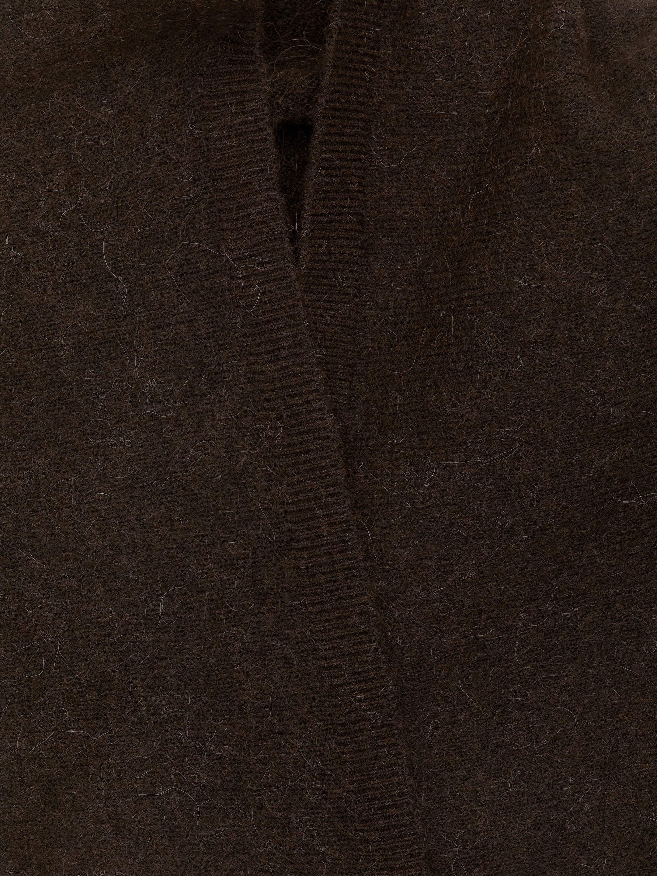 Sciarpa in misto lana e alpaca - Marrone scuro - Women - StillMedia/DescriptiveDetail - 1