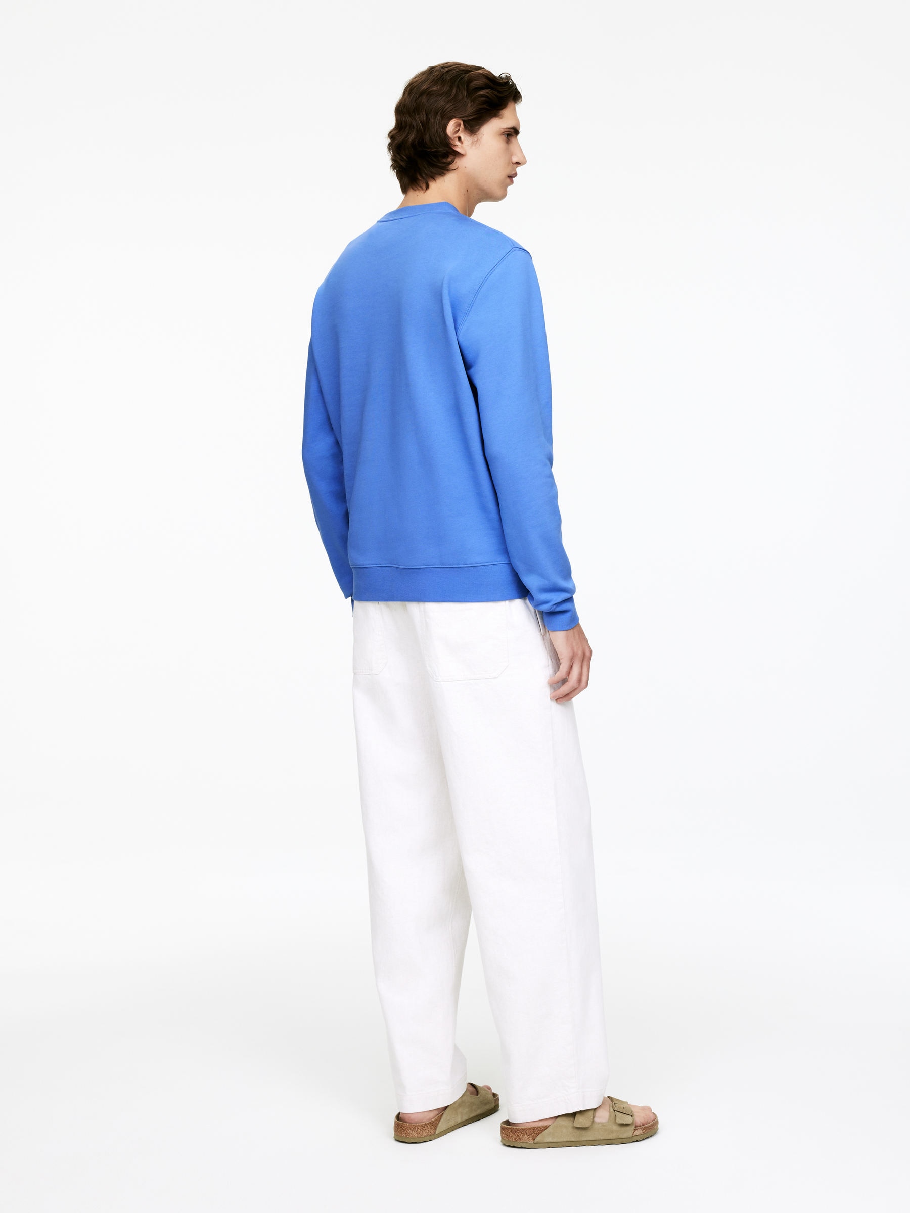 Mid-Weight Sweatshirt - Blue - Regular fit - Men - StillMedia/Lookbook - 4
