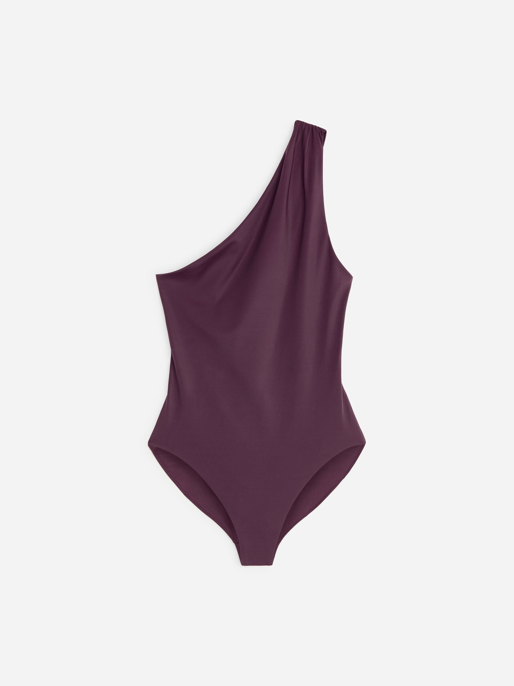 Maillot de bain asymétrique - Rouge foncé - Femme - StillMedia/DescriptiveStillLife - 1