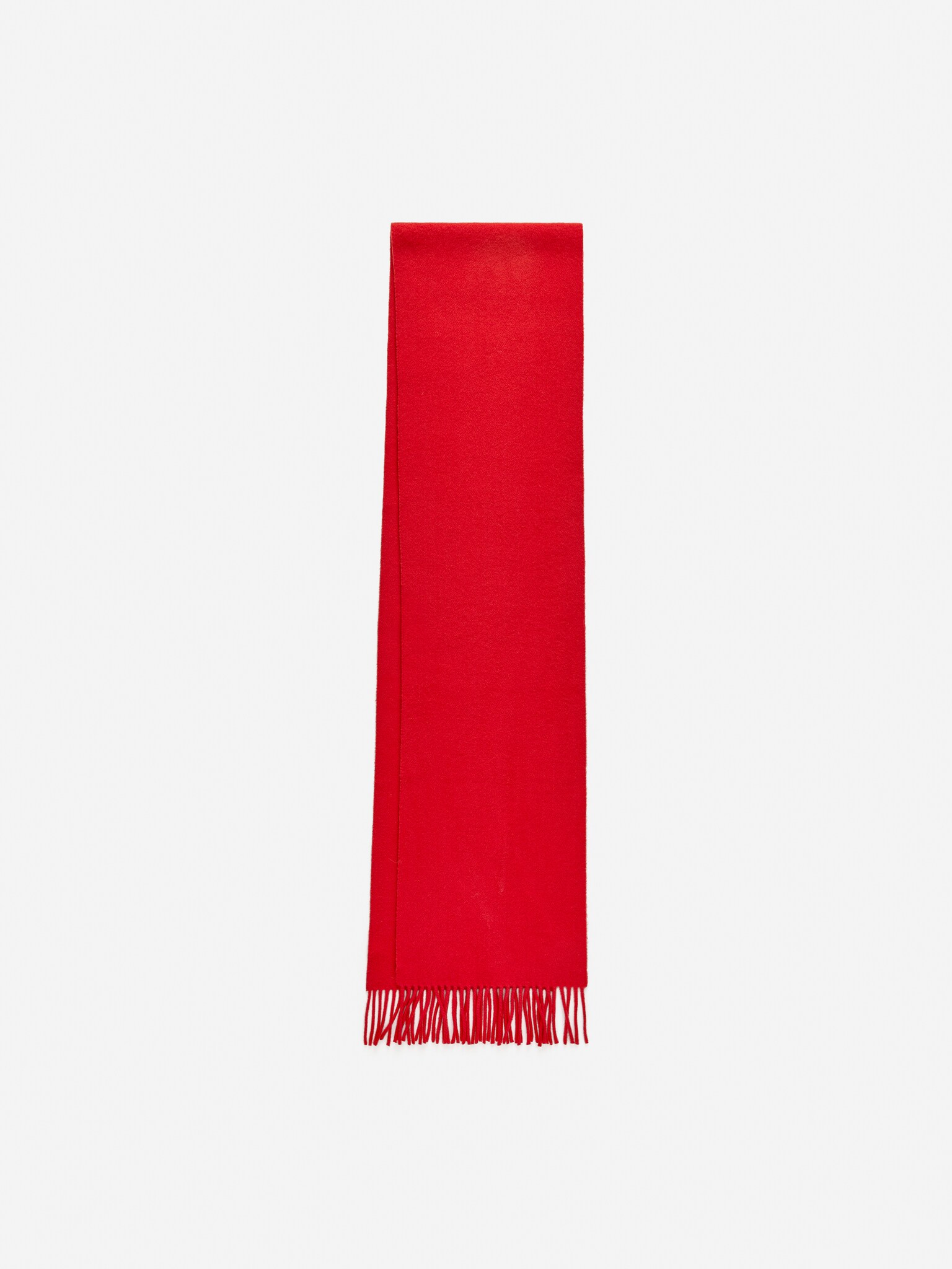 Écharpe en laine - Rouge/Marron - 2
