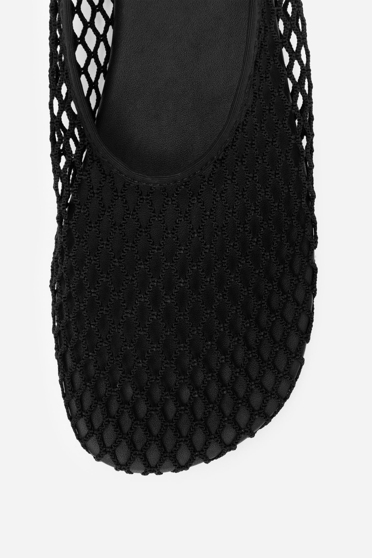 Ballerine in mesh - Nero/Bianco/Blu - 7