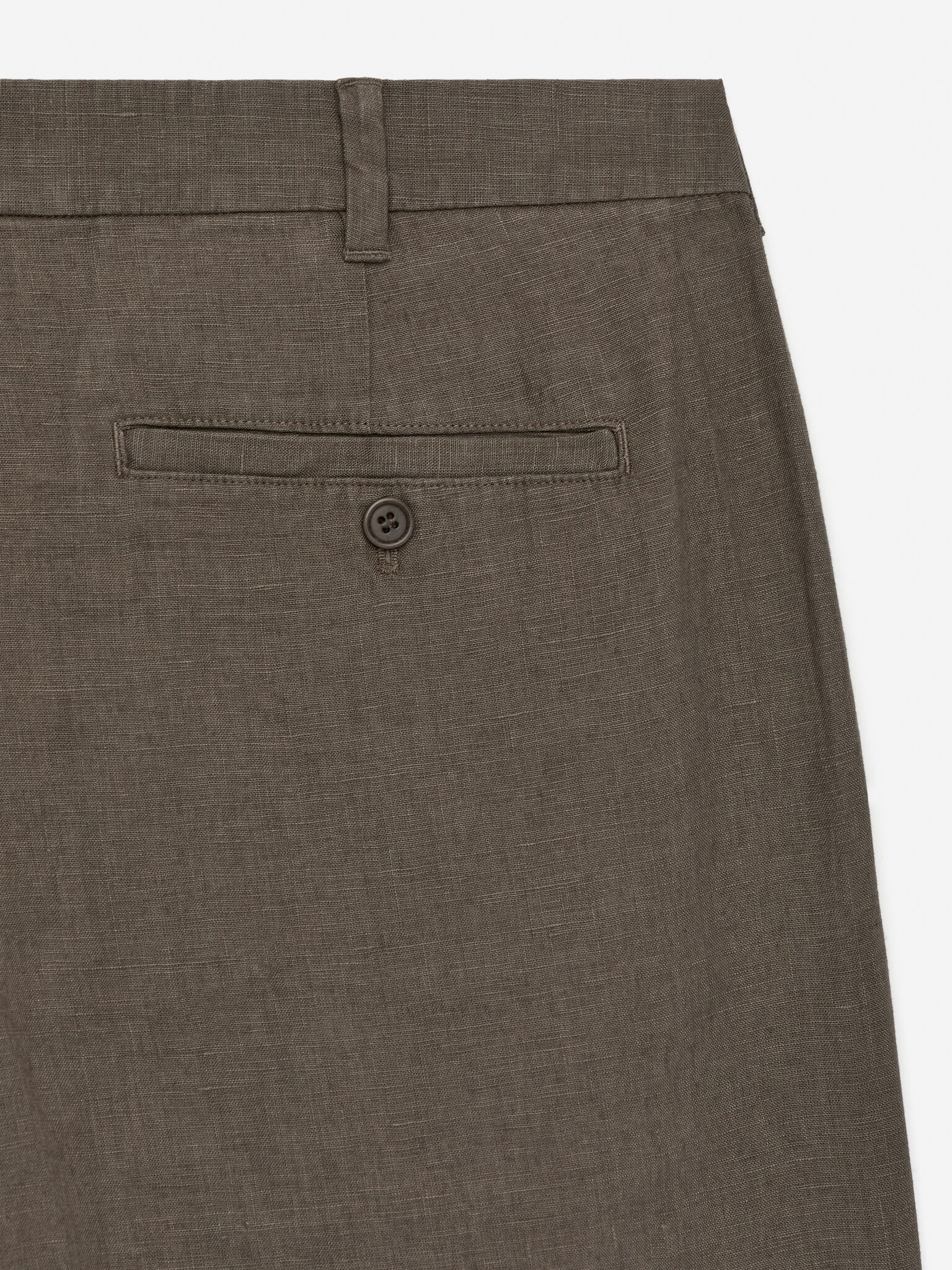 Short en lin - Taupe - 6