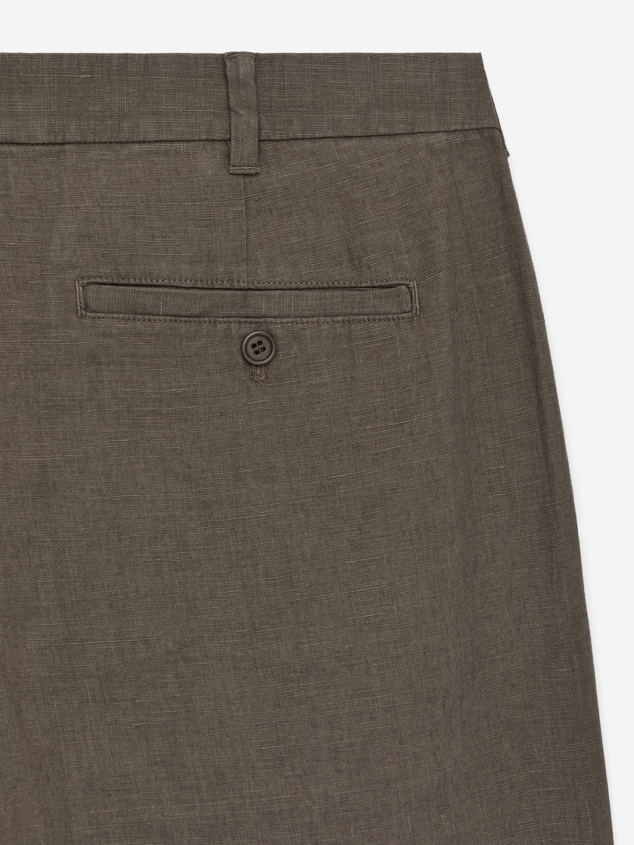 Ver imagen más grande: Pantalones cortos de lino - Topo - HOMBRE | H&M ES 6