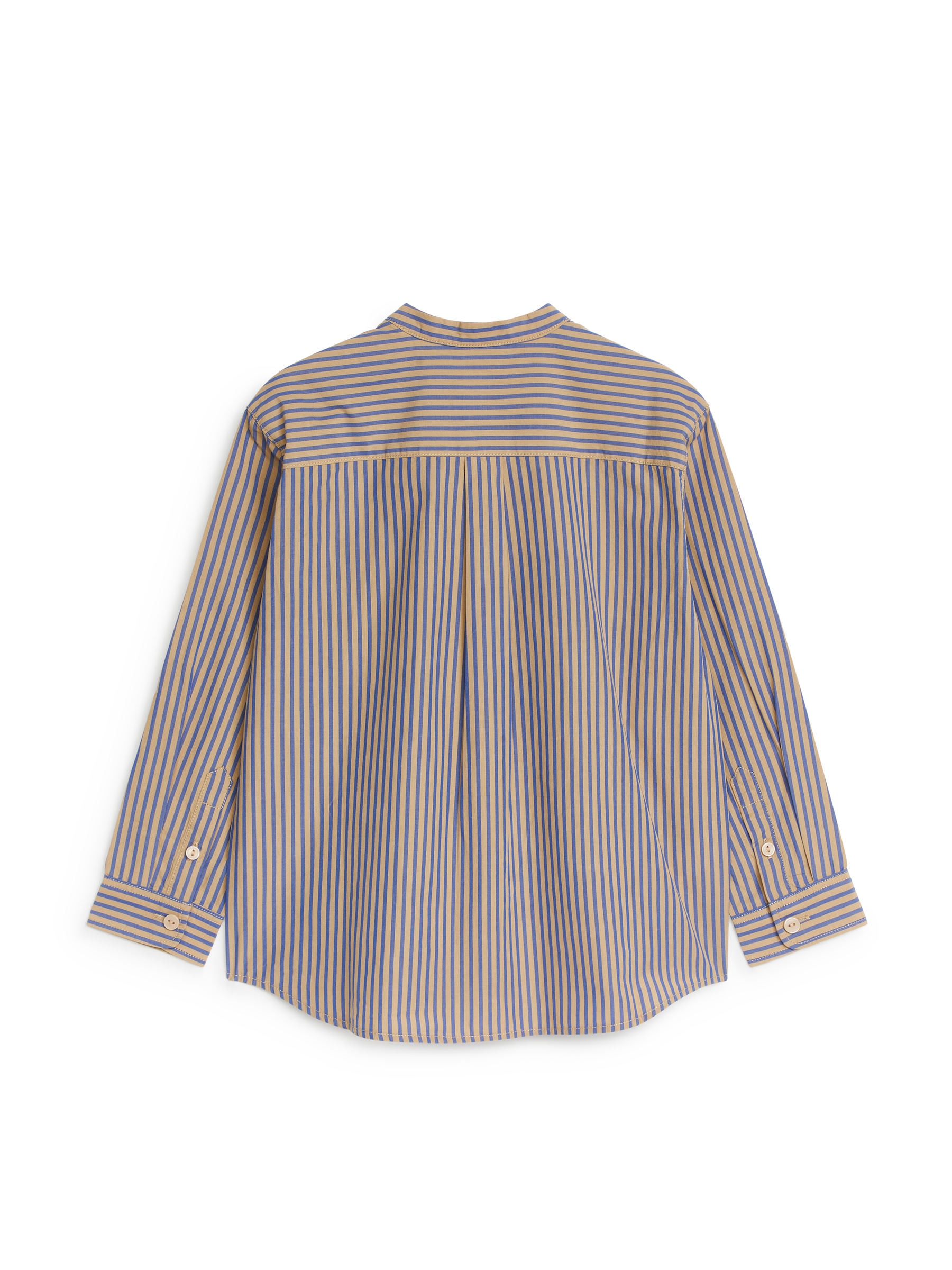 Kragenloses Baumwollhemd - Blau/Beige - Relaxed Fit - Kinder - StillMedia/DescriptiveStillLife - 2