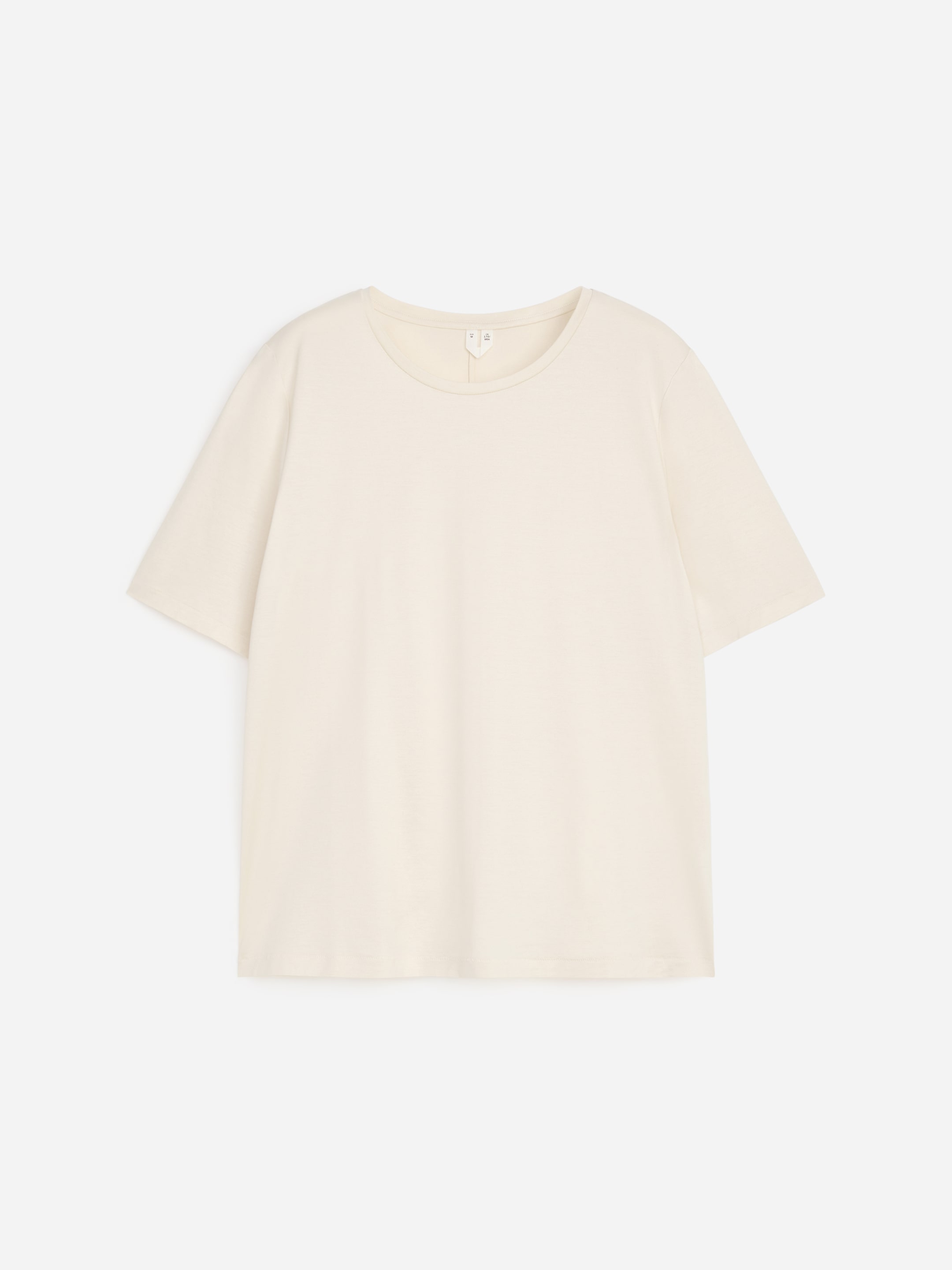 T-shirt z lyocellu i bawełny - Biały - Fason normalny - Women - StillMedia/DescriptiveStillLife - 1