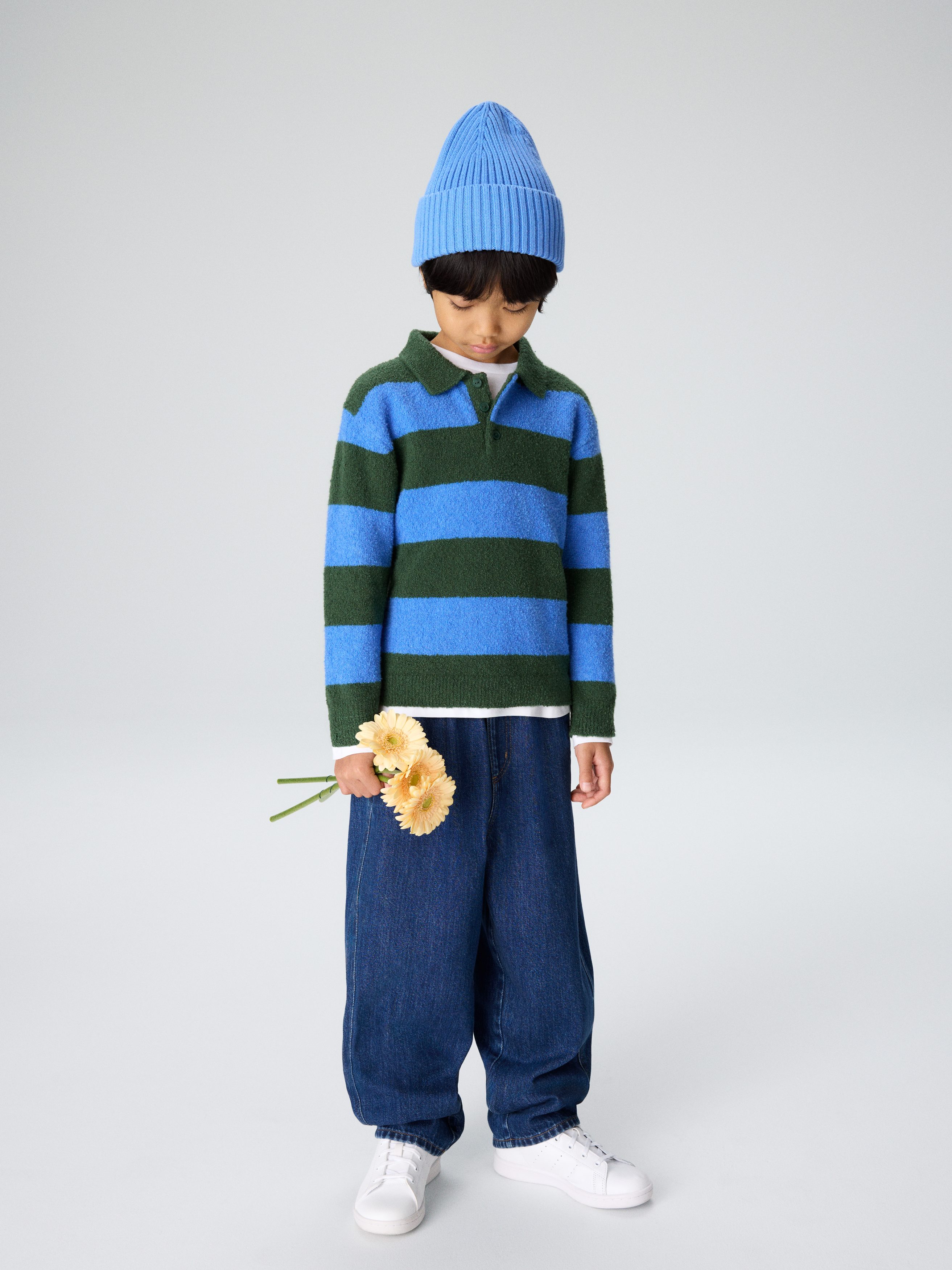 Gorro de punto de canalé - Azul/Rojo brillante/Azul/burdeos/Azul/verde caqui/Naranja/rosa/Lila/Verde/Beige/Rosa