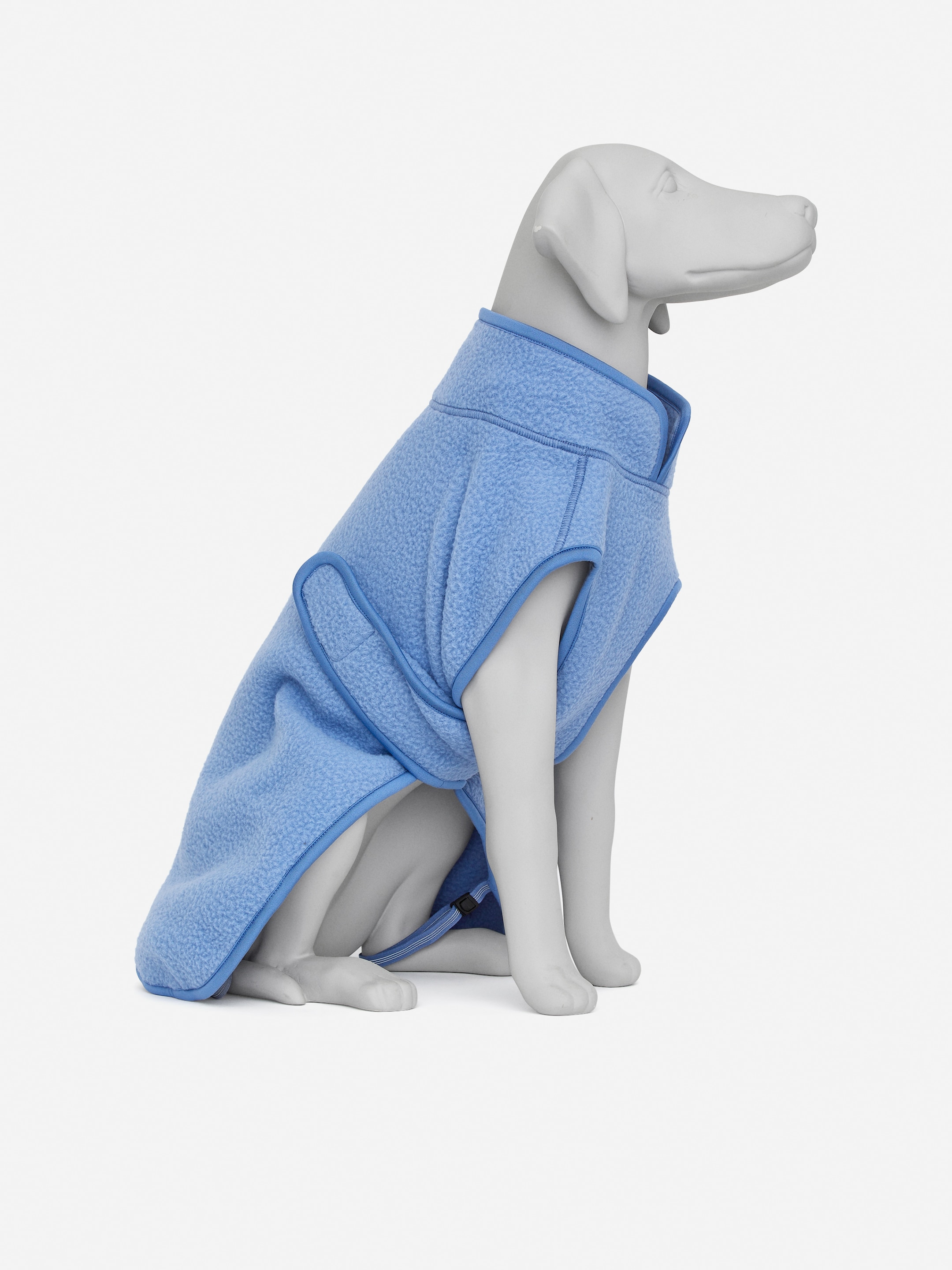 Hundjacka i fleece-#5B71A4-16591